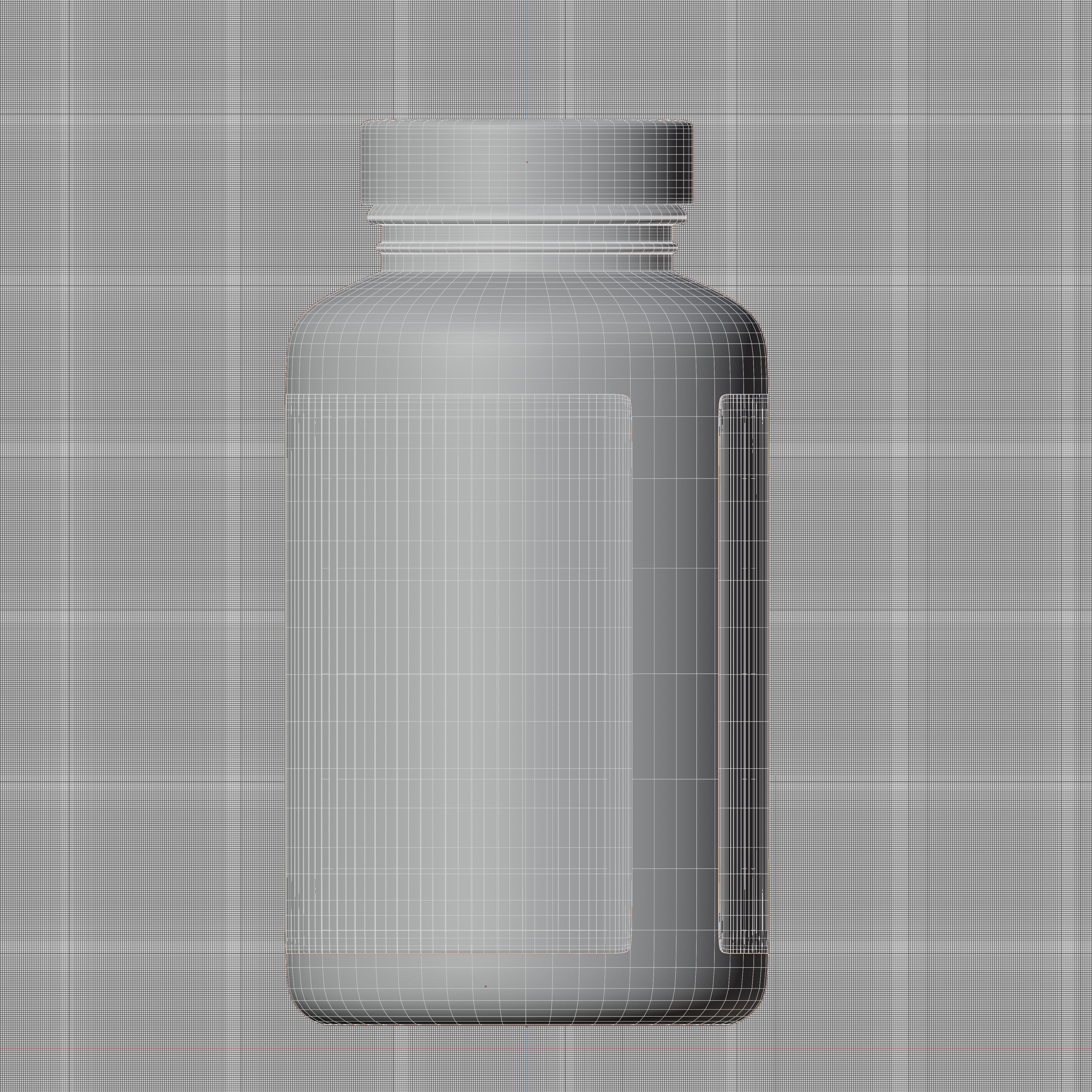Pills Bottle - Game-Ready 3D Model