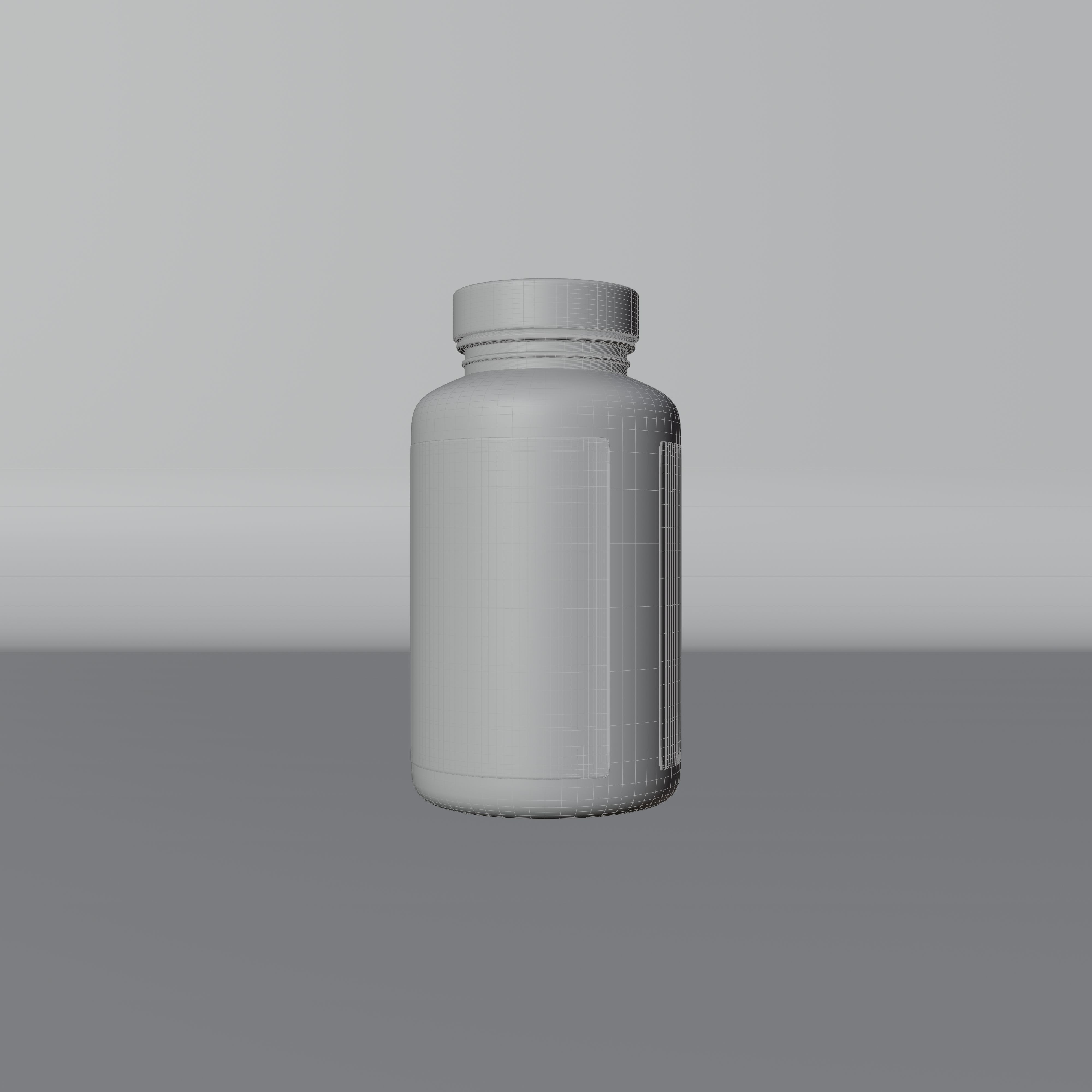 Pills Bottle - Game-Ready 3D Model - View 8