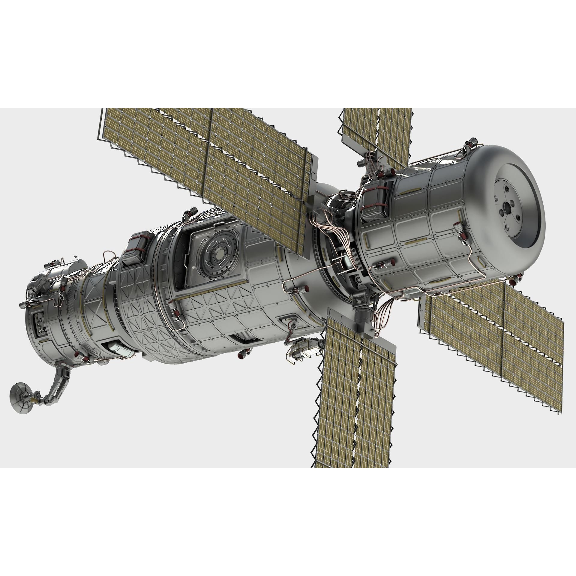 Scifi Spacestation - High-Poly 3D Model - View 11