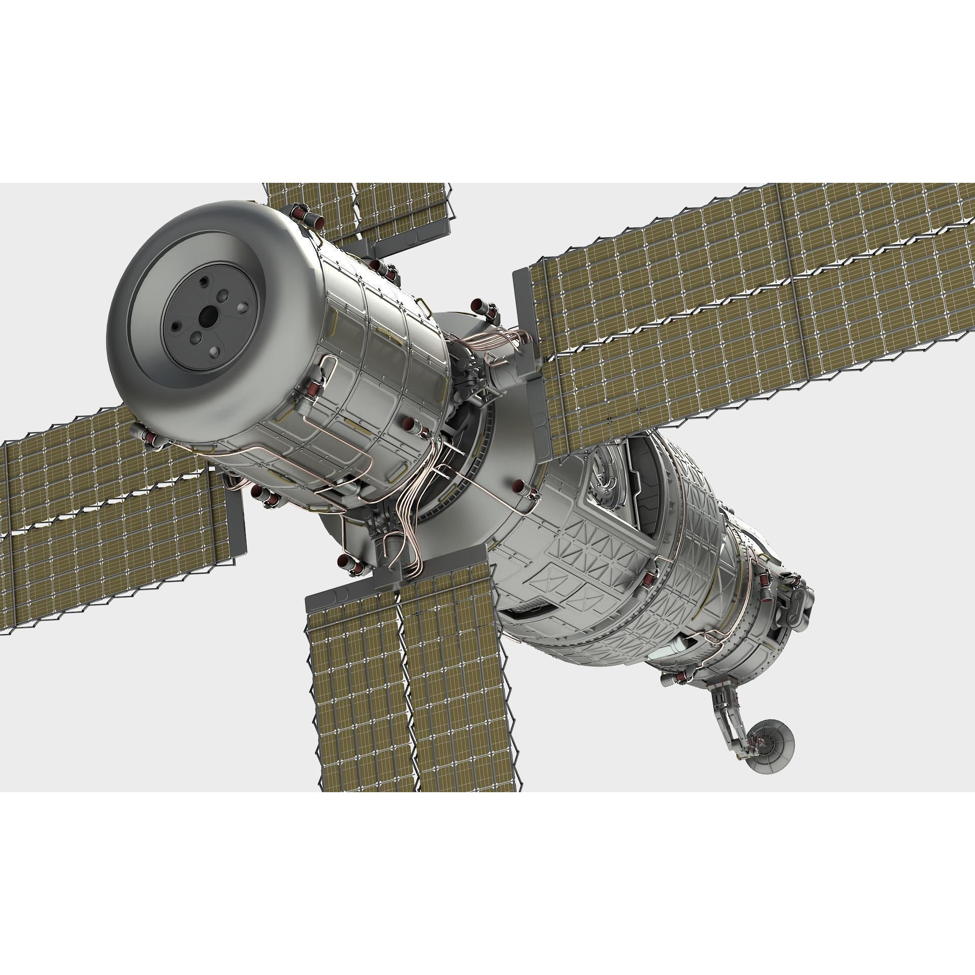 Scifi Spacestation - High-Poly 3D Model - View 12