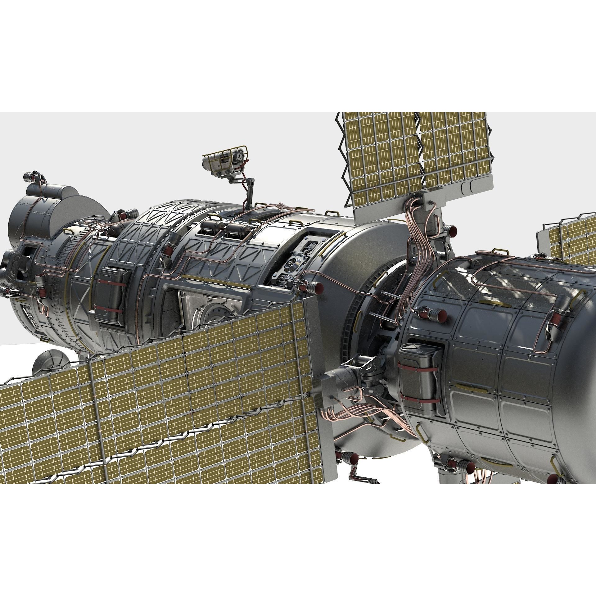Scifi Spacestation - High-Poly 3D Model - View 14