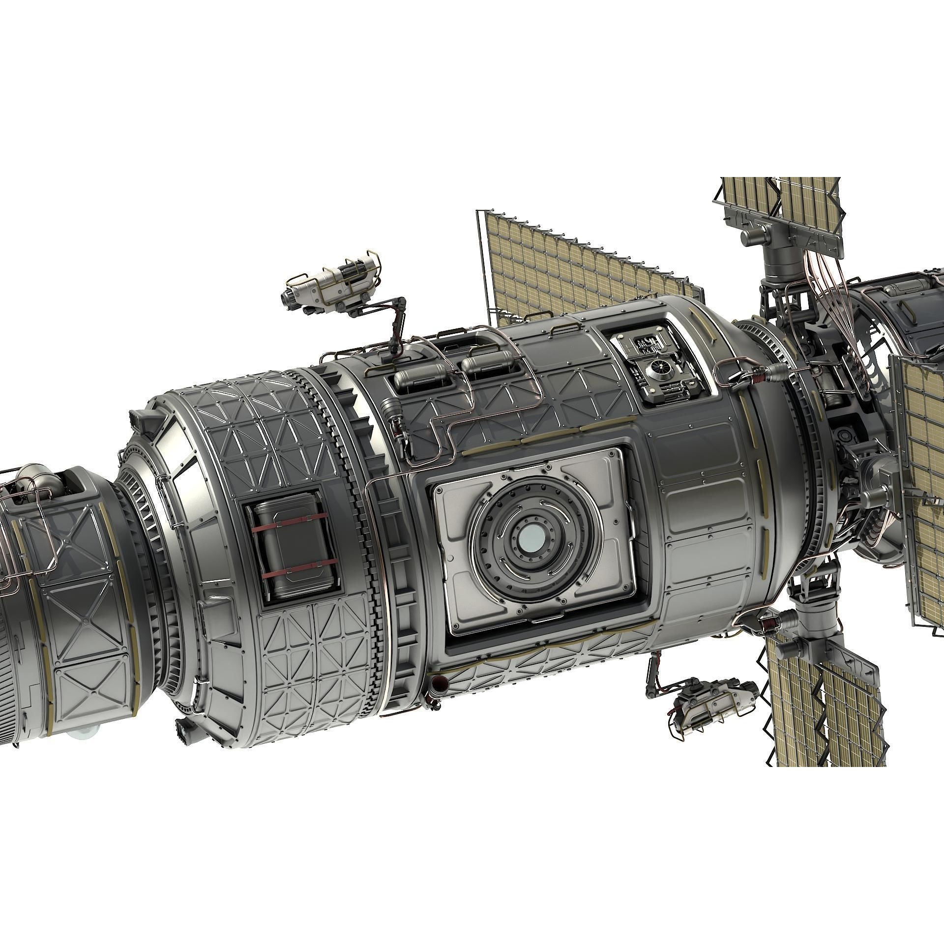 Scifi Spacestation - High-Poly 3D Model - View 15