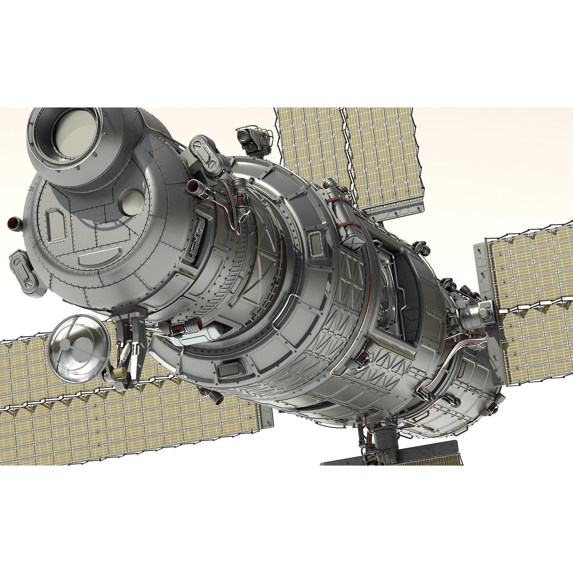 Scifi Spacestation - High-Poly 3D Model - View 16