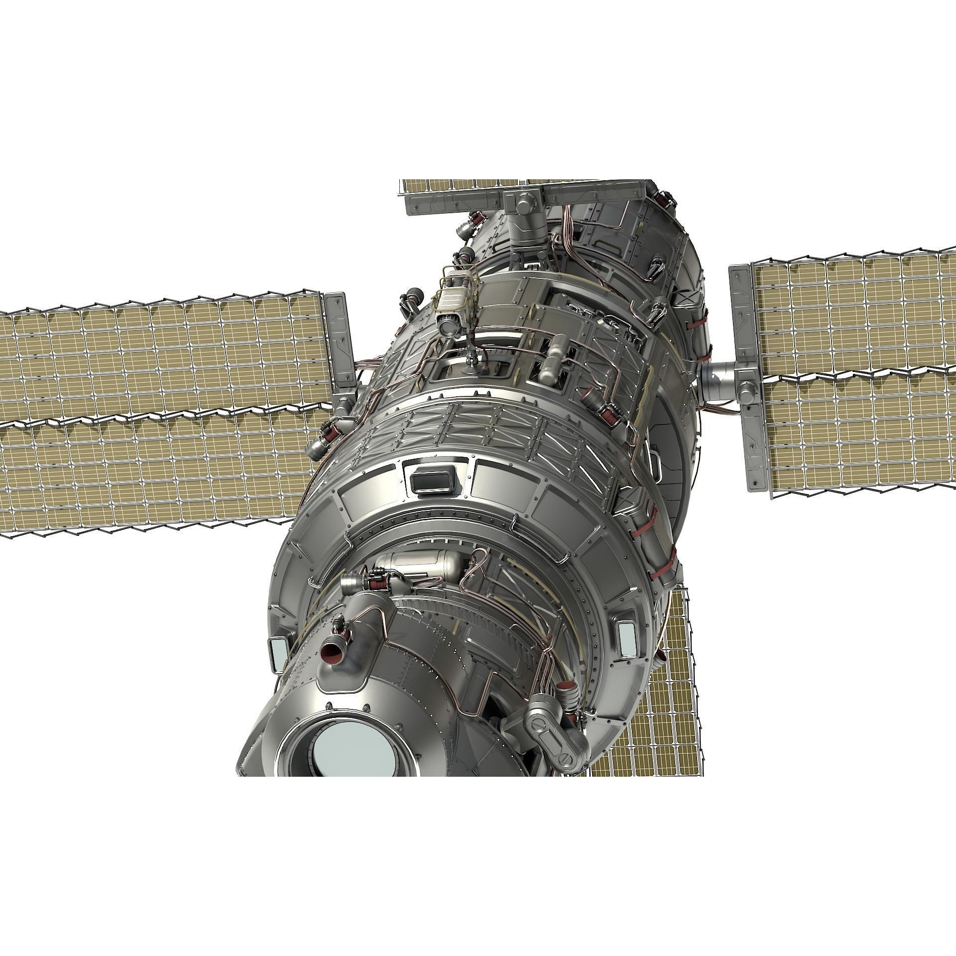 Scifi Spacestation - High-Poly 3D Model - View 17