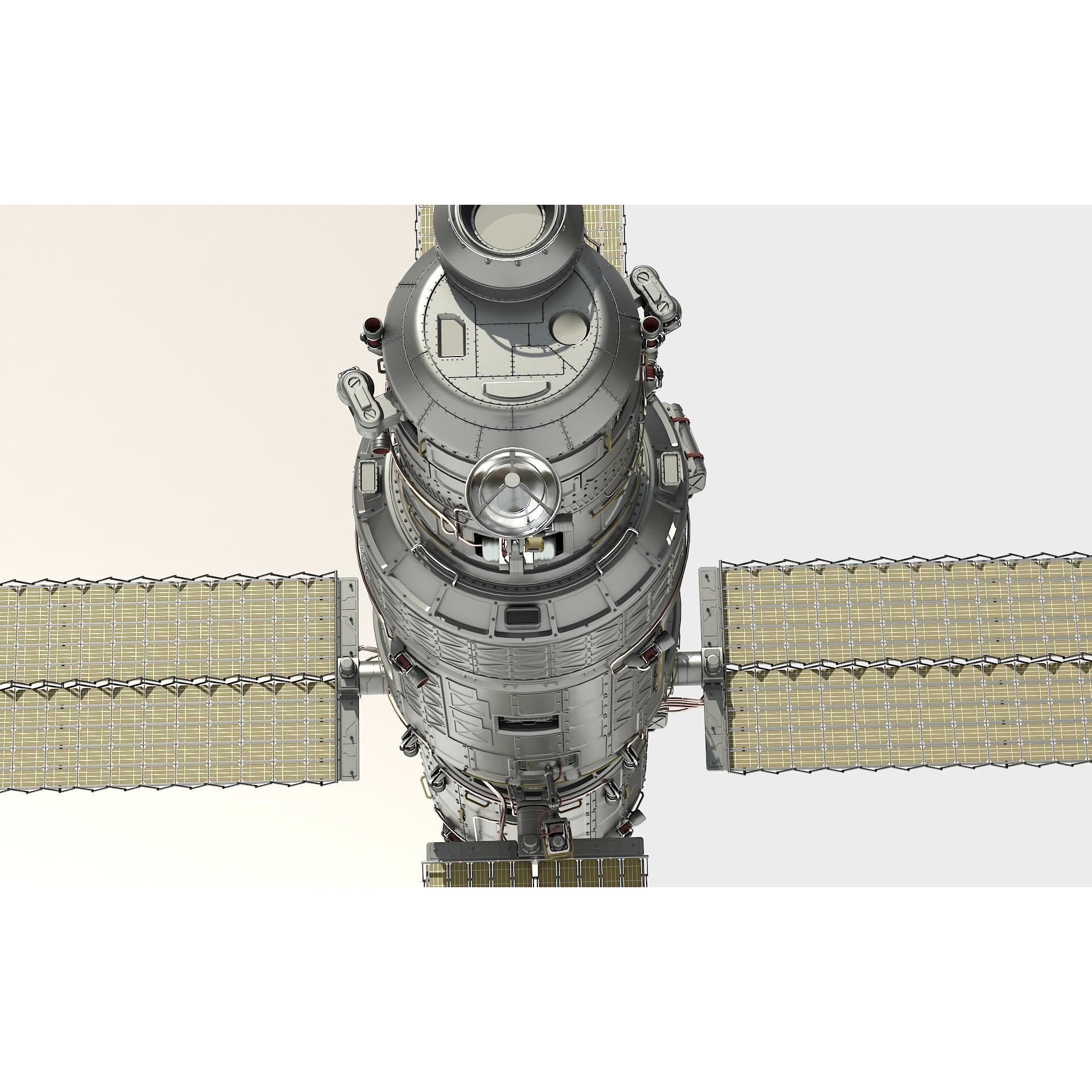 Scifi Spacestation - High-Poly 3D Model - View 22