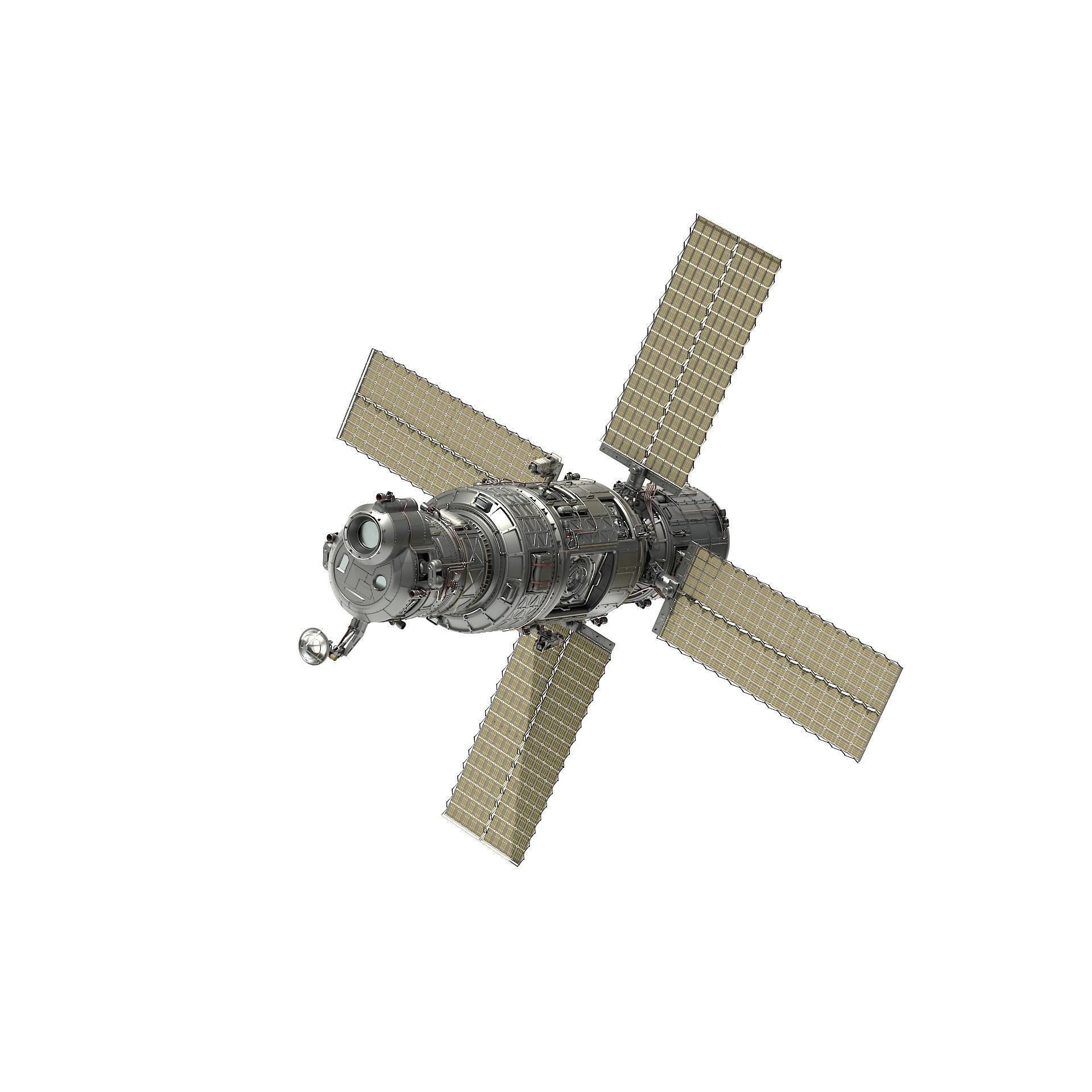 Scifi Spacestation - High-Poly 3D Model - View 23