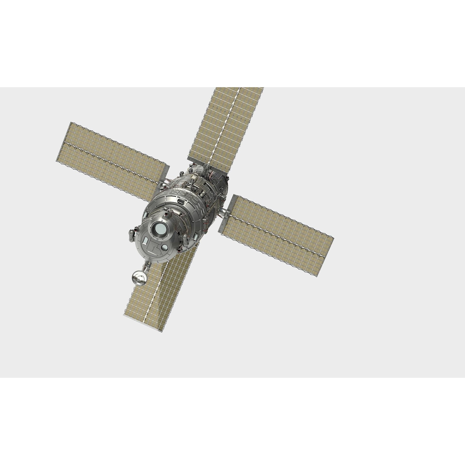 Scifi Spacestation - High-Poly 3D Model - View 24