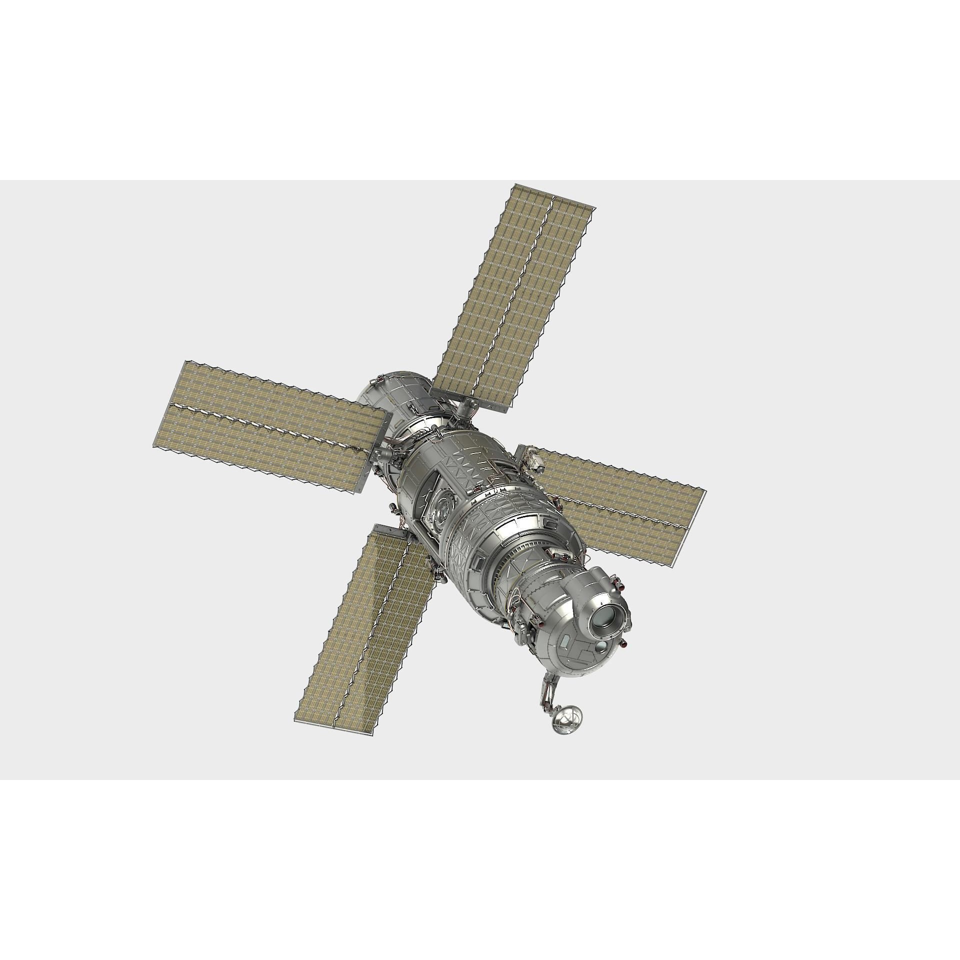 Scifi Spacestation - High-Poly 3D Model - View 25