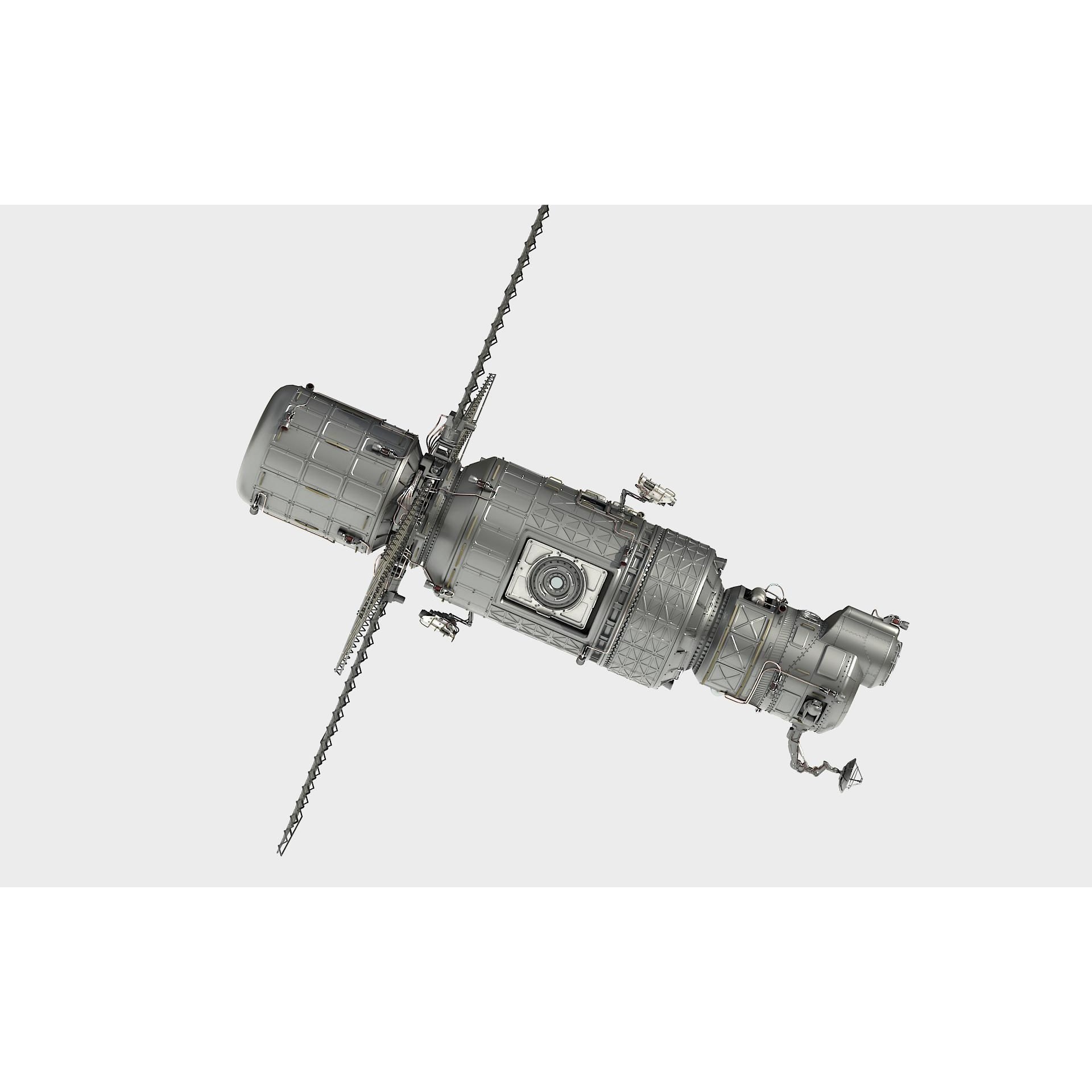 Scifi Spacestation - High-Poly 3D Model - View 26