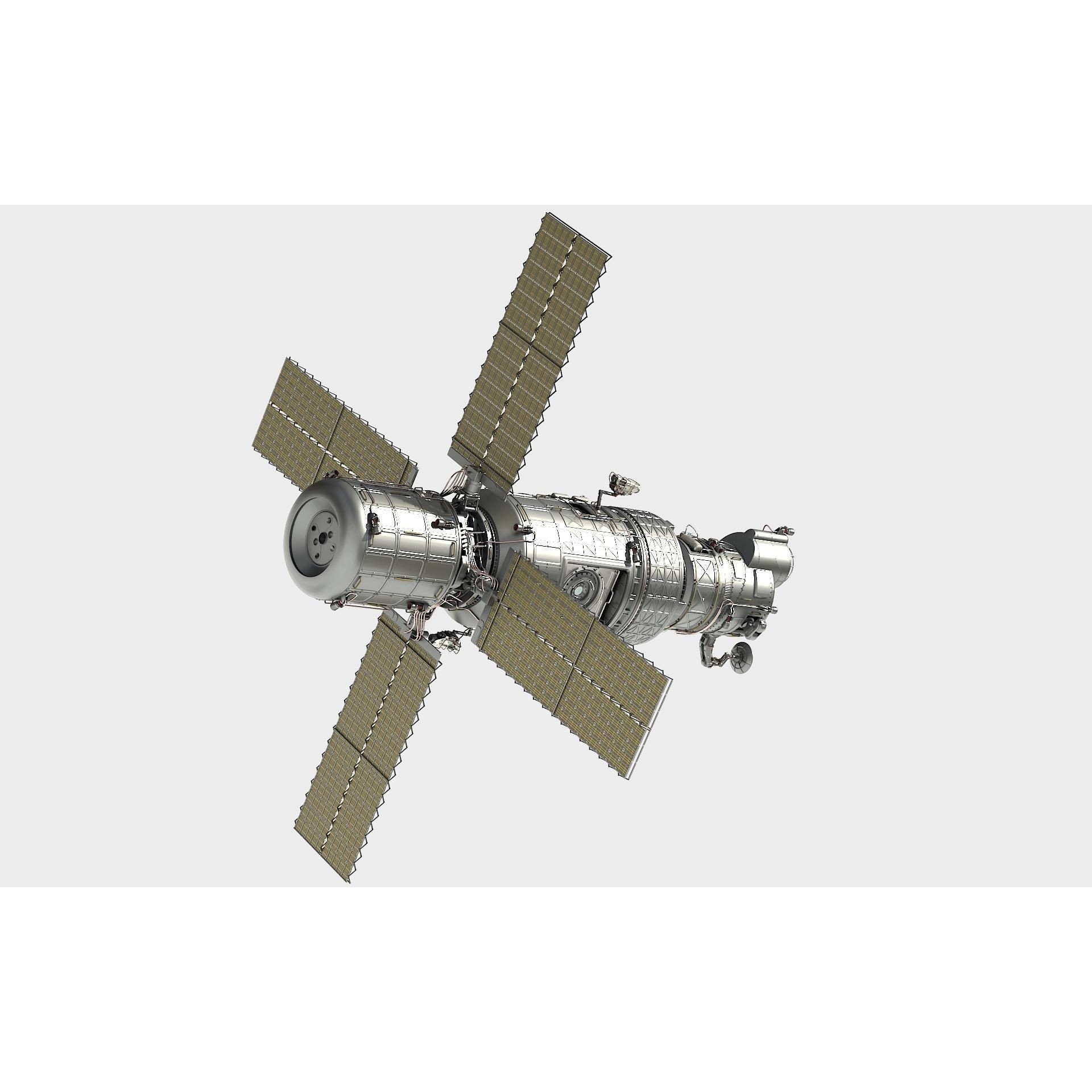 Scifi Spacestation - High-Poly 3D Model - View 27