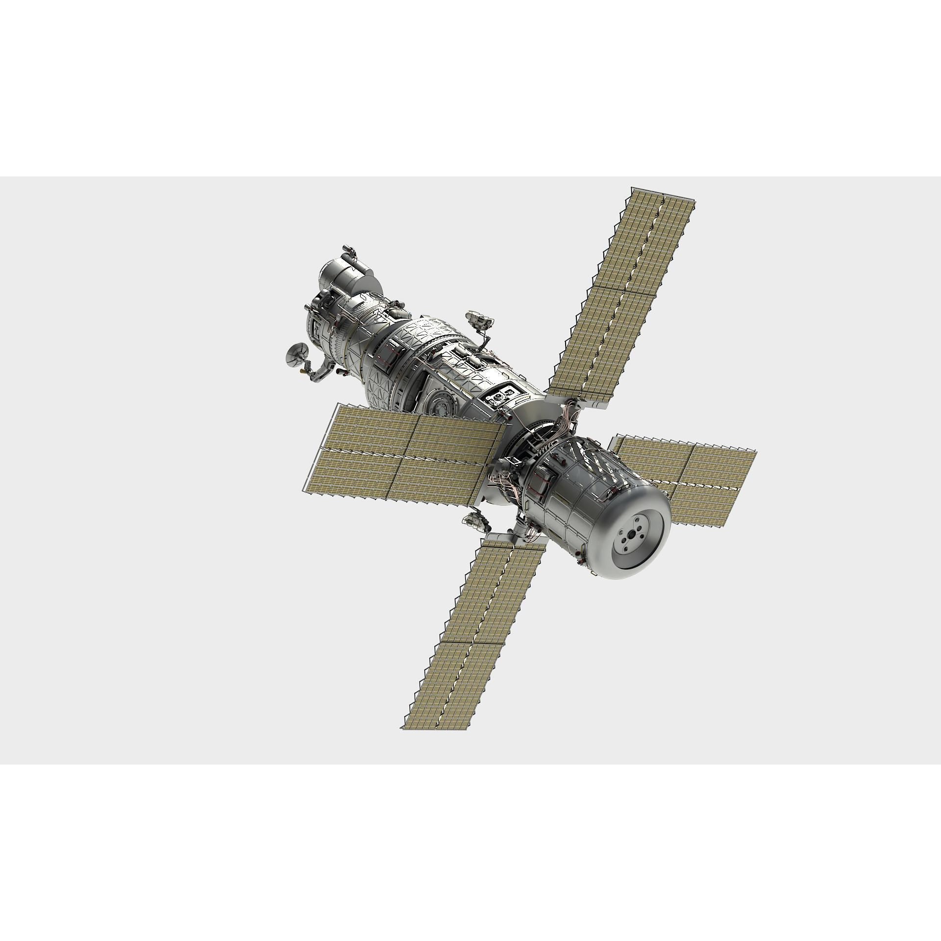 Scifi Spacestation - High-Poly 3D Model - View 28