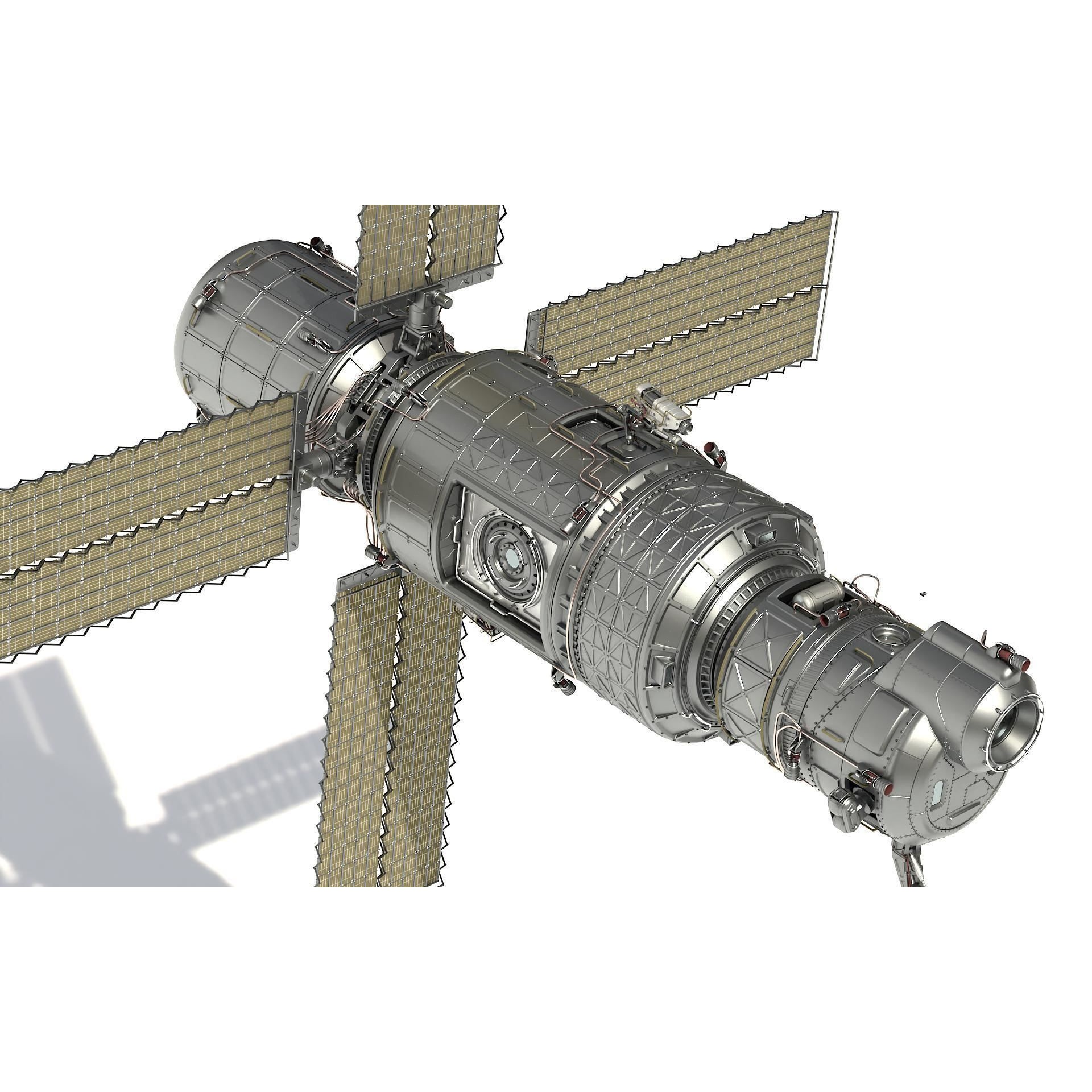 Scifi Spacestation - High-Poly 3D Model - View 7
