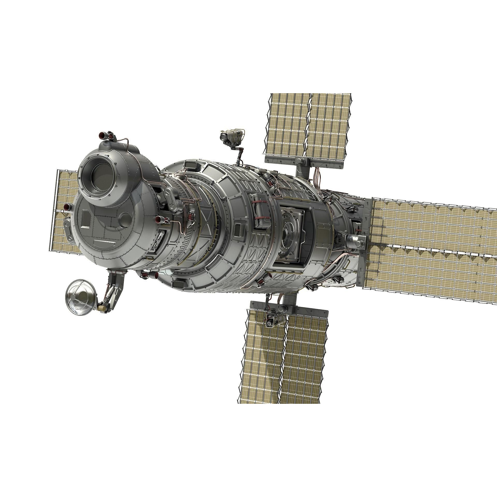 Scifi Spacestation - High-Poly 3D Model - View 8