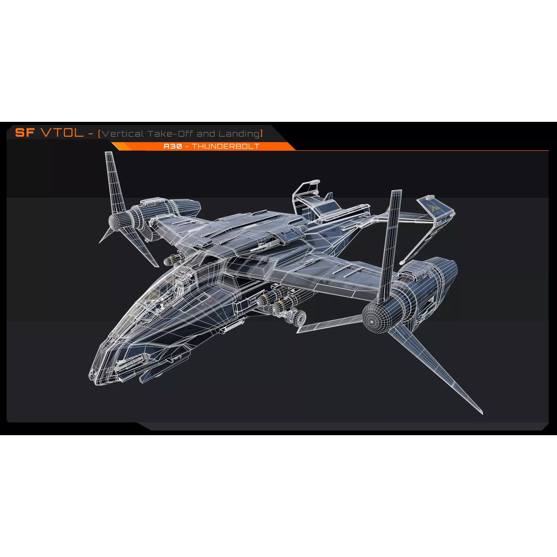 A30 Thunderbolt - Low-Poly Game-Ready 3D Model