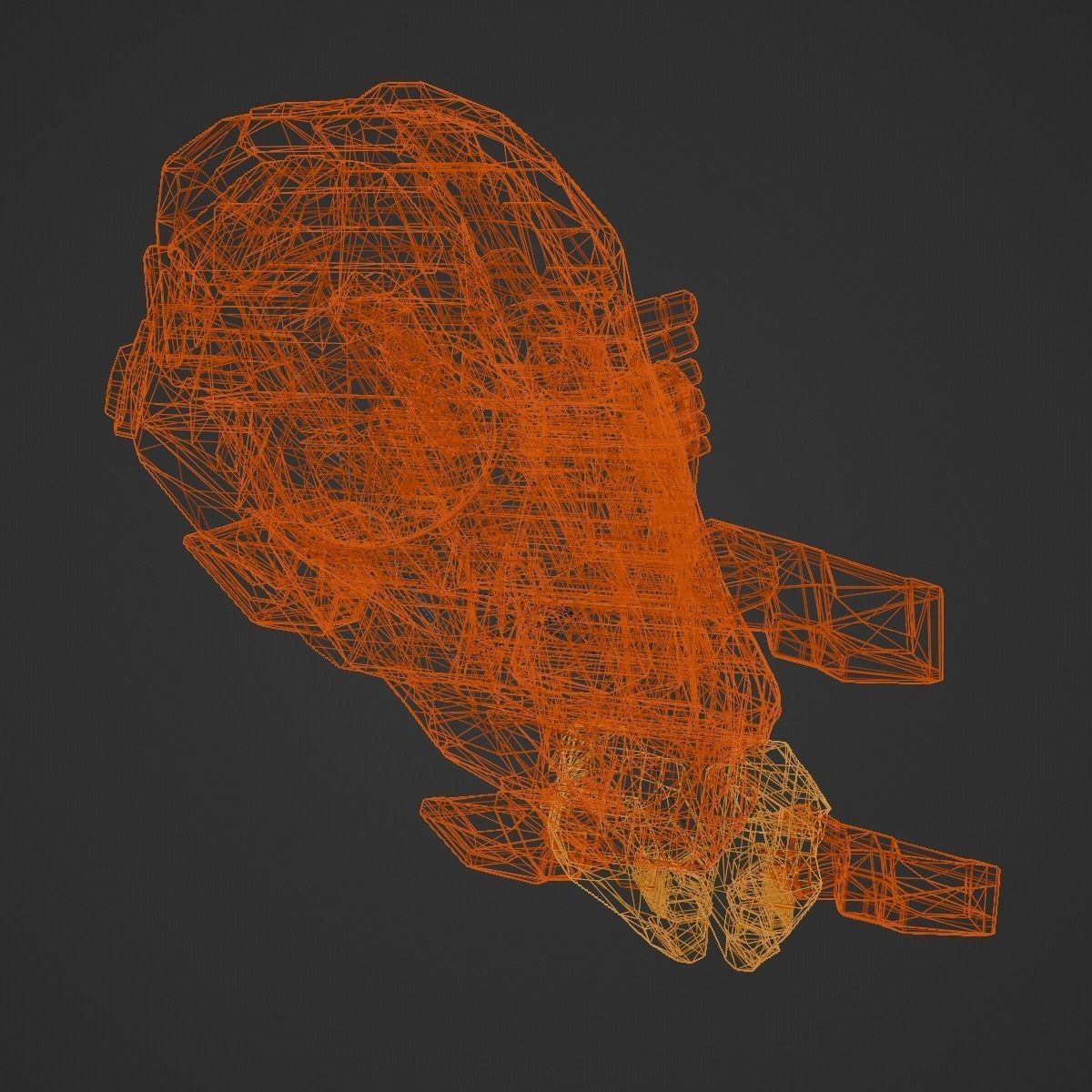 Space Orca - Game-Ready 3D Model