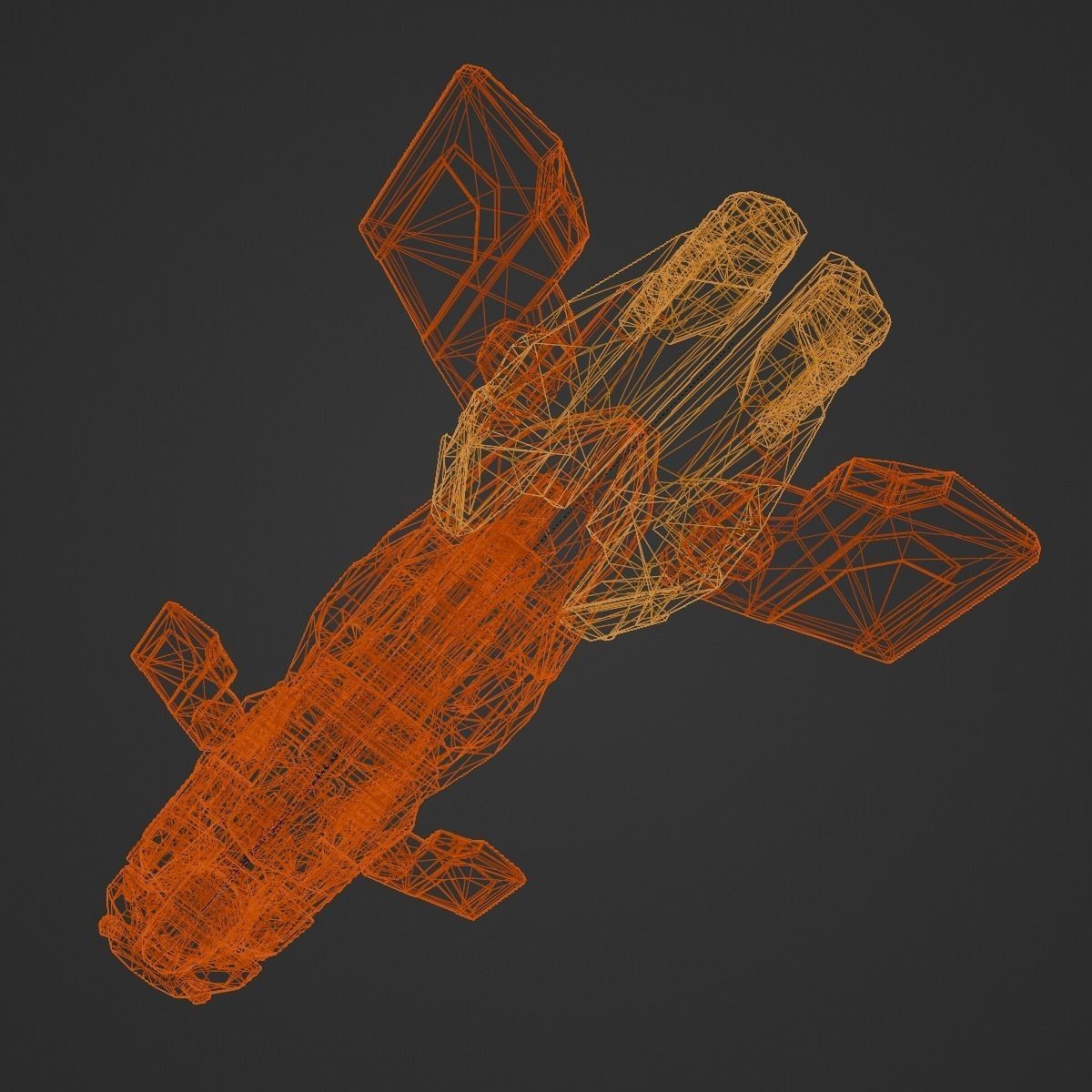 Space Orca - Game-Ready 3D Model - View 21