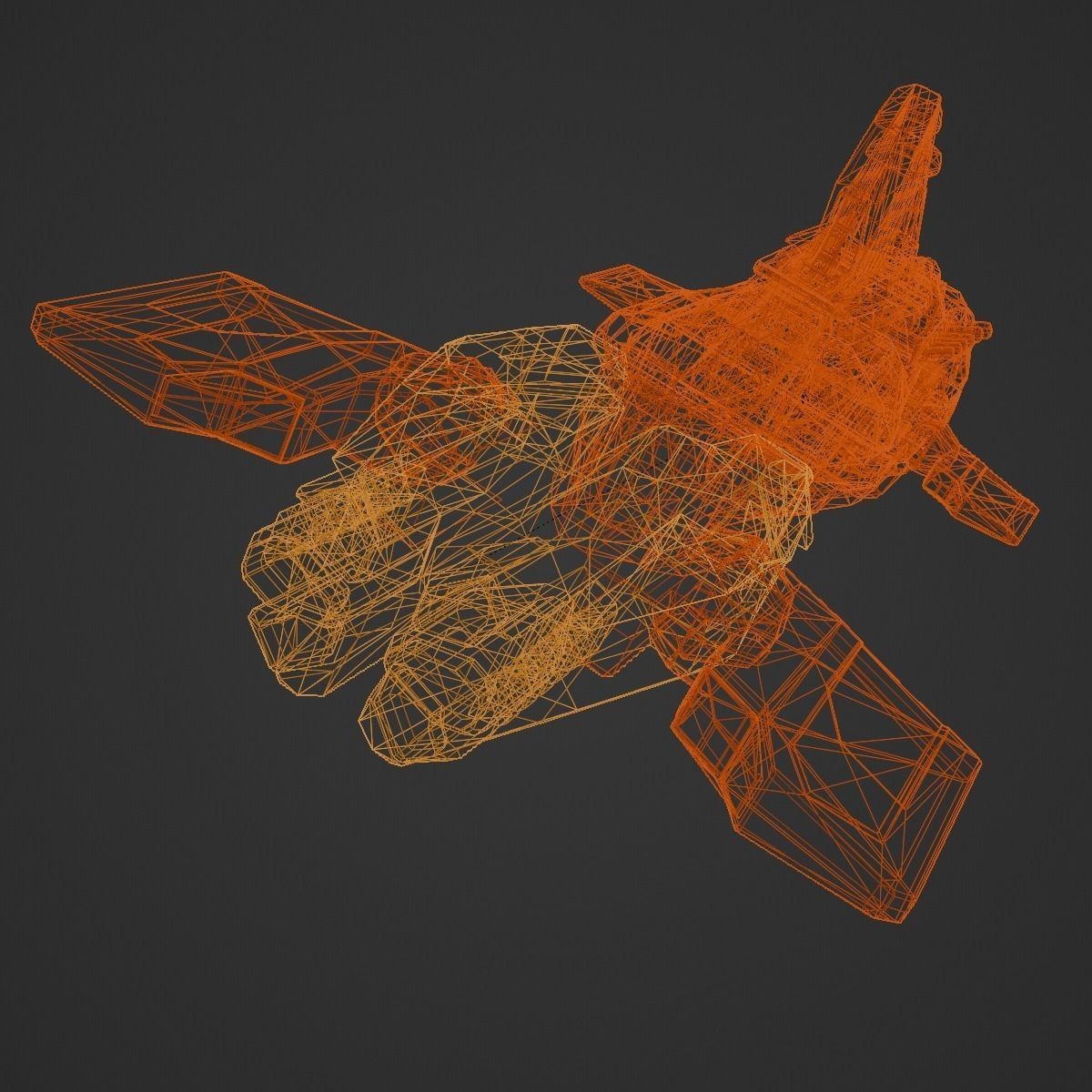 Space Orca - Game-Ready 3D Model - View 22