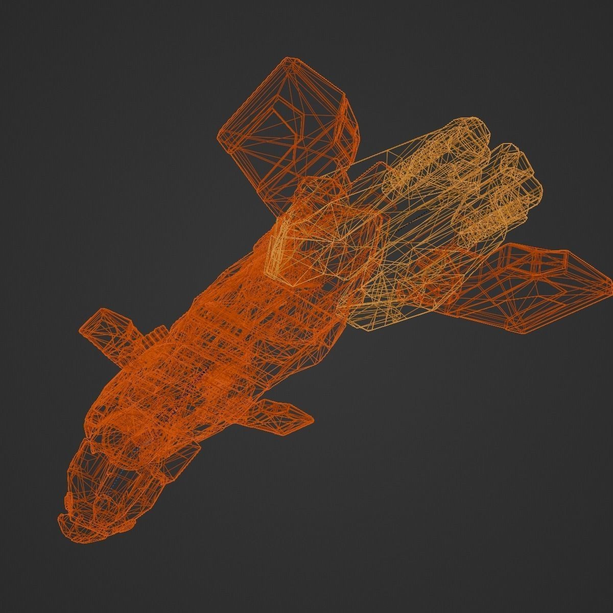 Space Orca - Game-Ready 3D Model - View 25