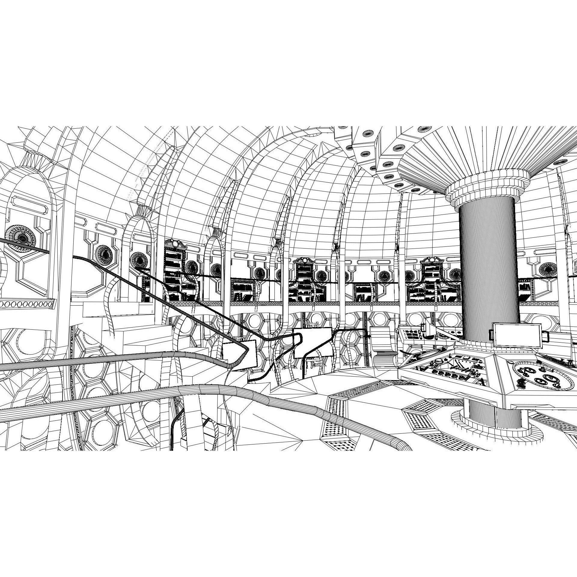 TARDIS - Photorealistic 3D Model