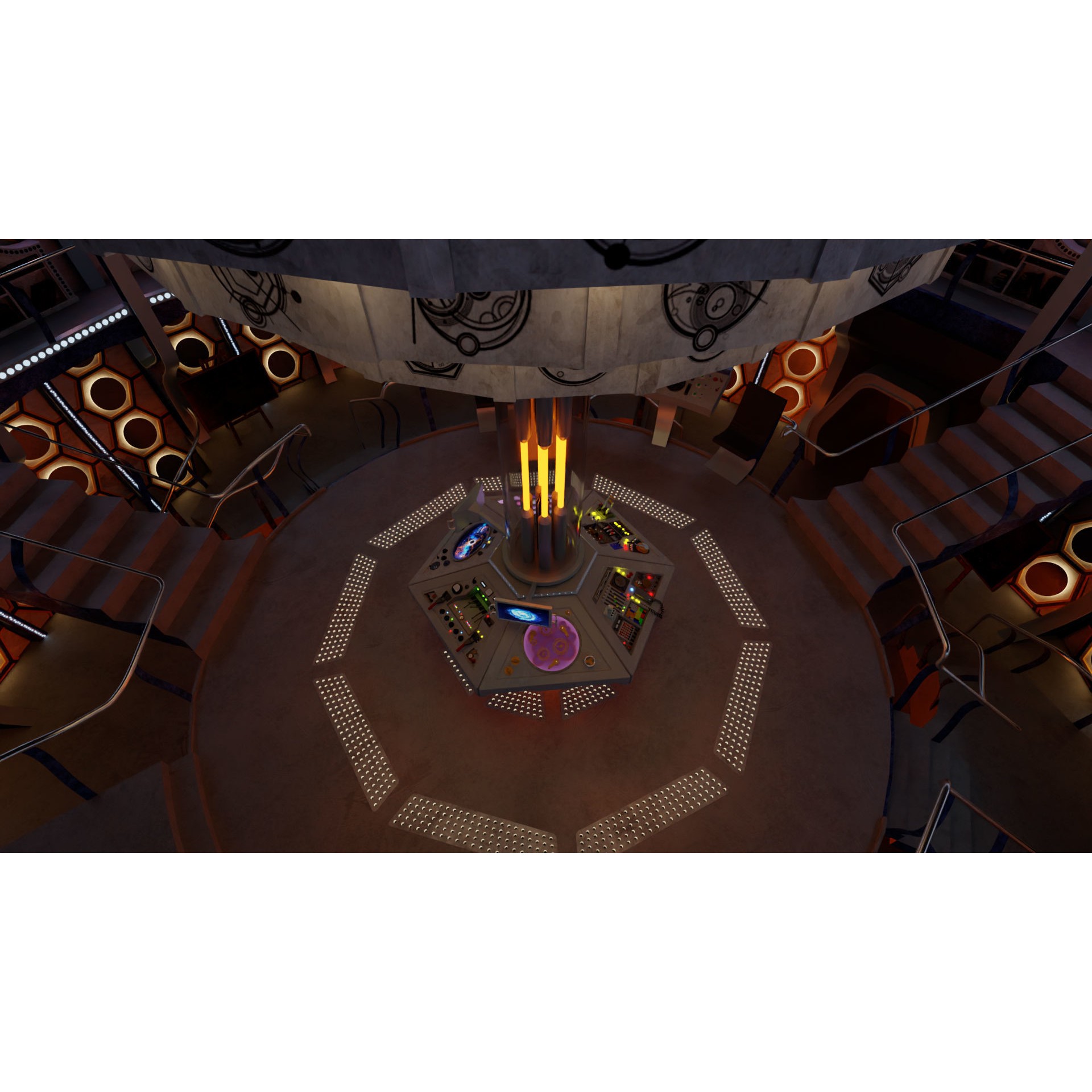 TARDIS - Photorealistic 3D Model - View 19