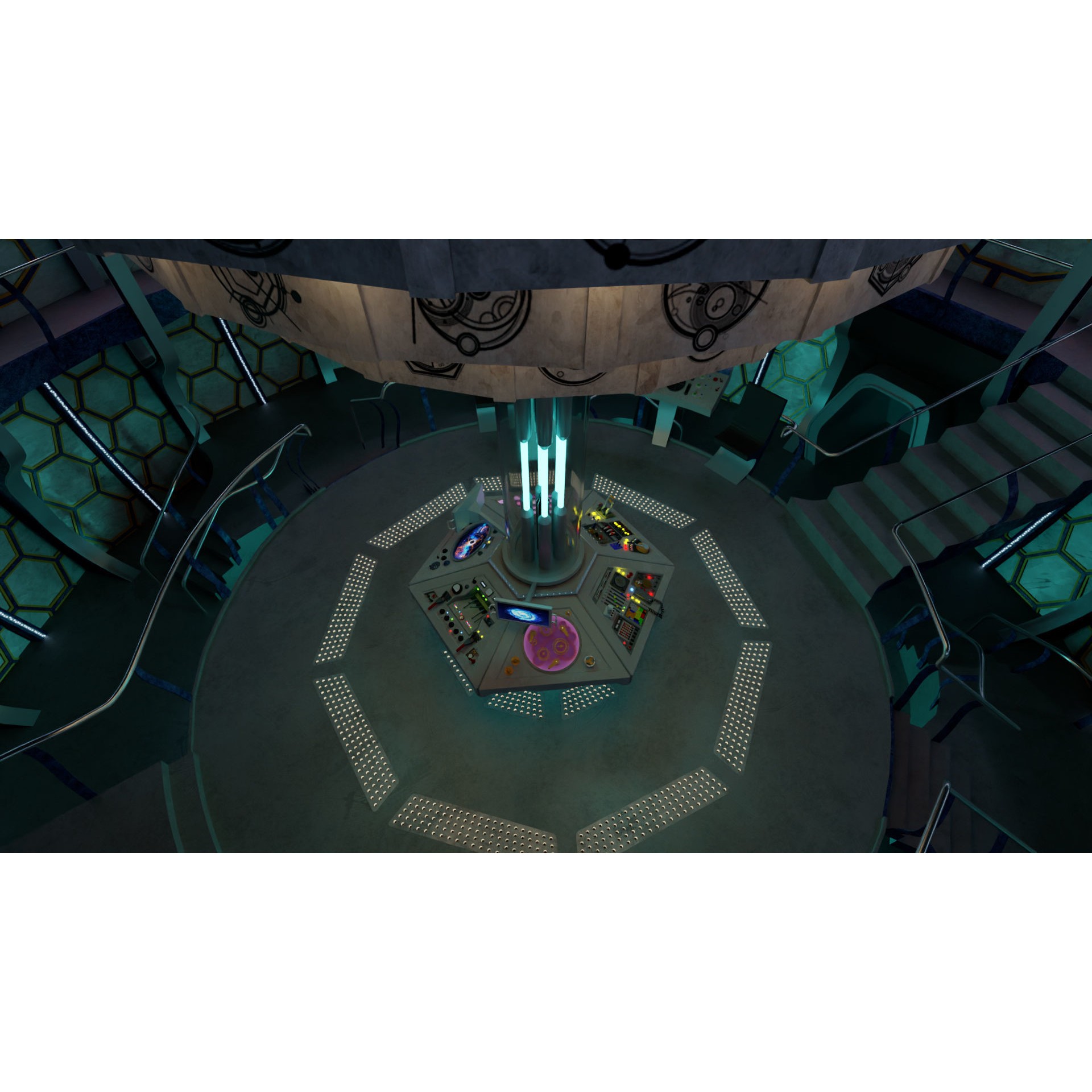 TARDIS - Photorealistic 3D Model - View 20