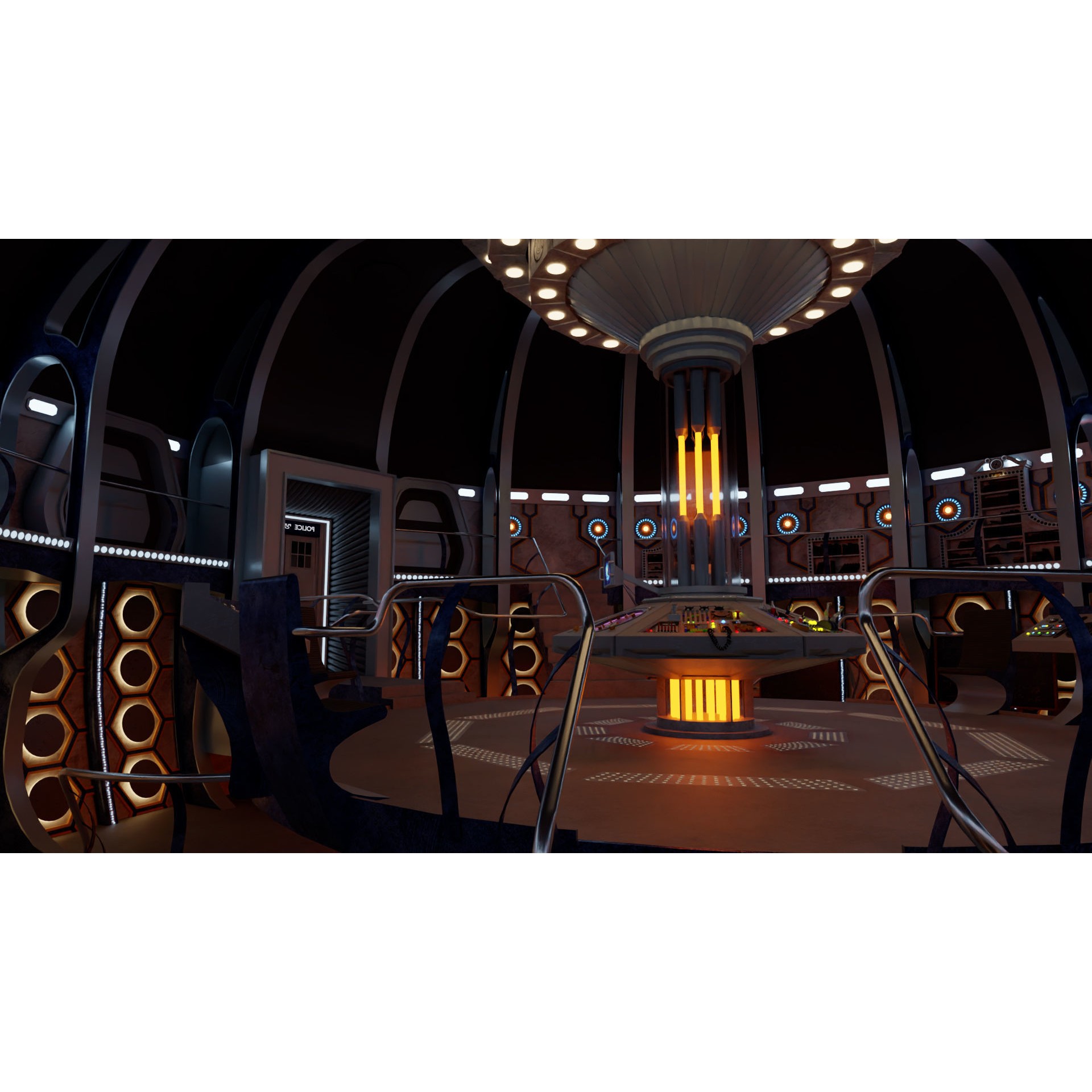 TARDIS - Photorealistic 3D Model - View 21