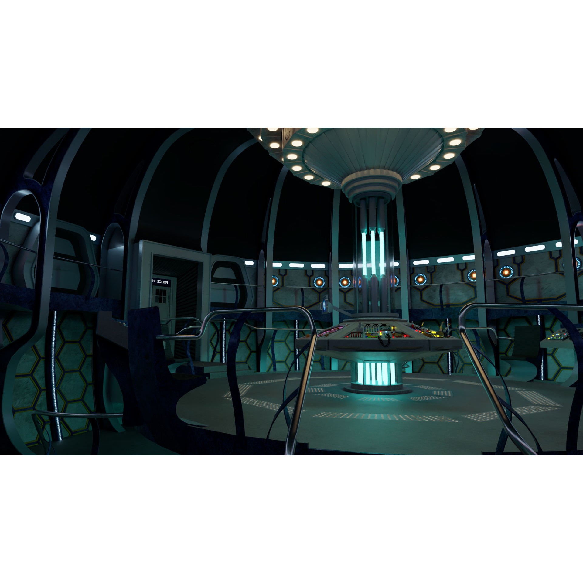 TARDIS - Photorealistic 3D Model - View 22
