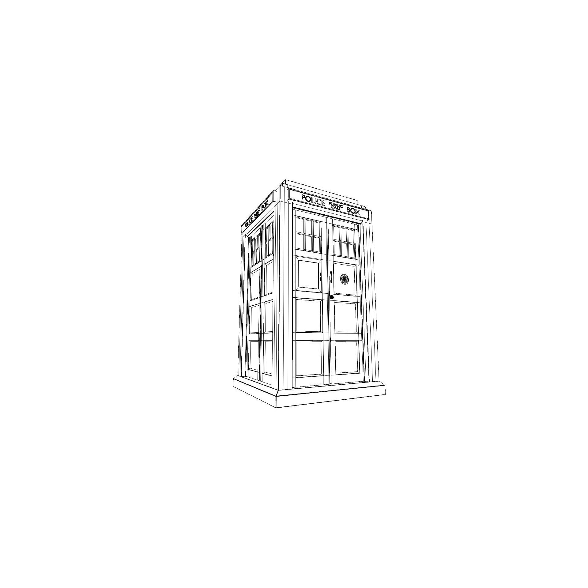 TARDIS - Photorealistic 3D Model - View 24