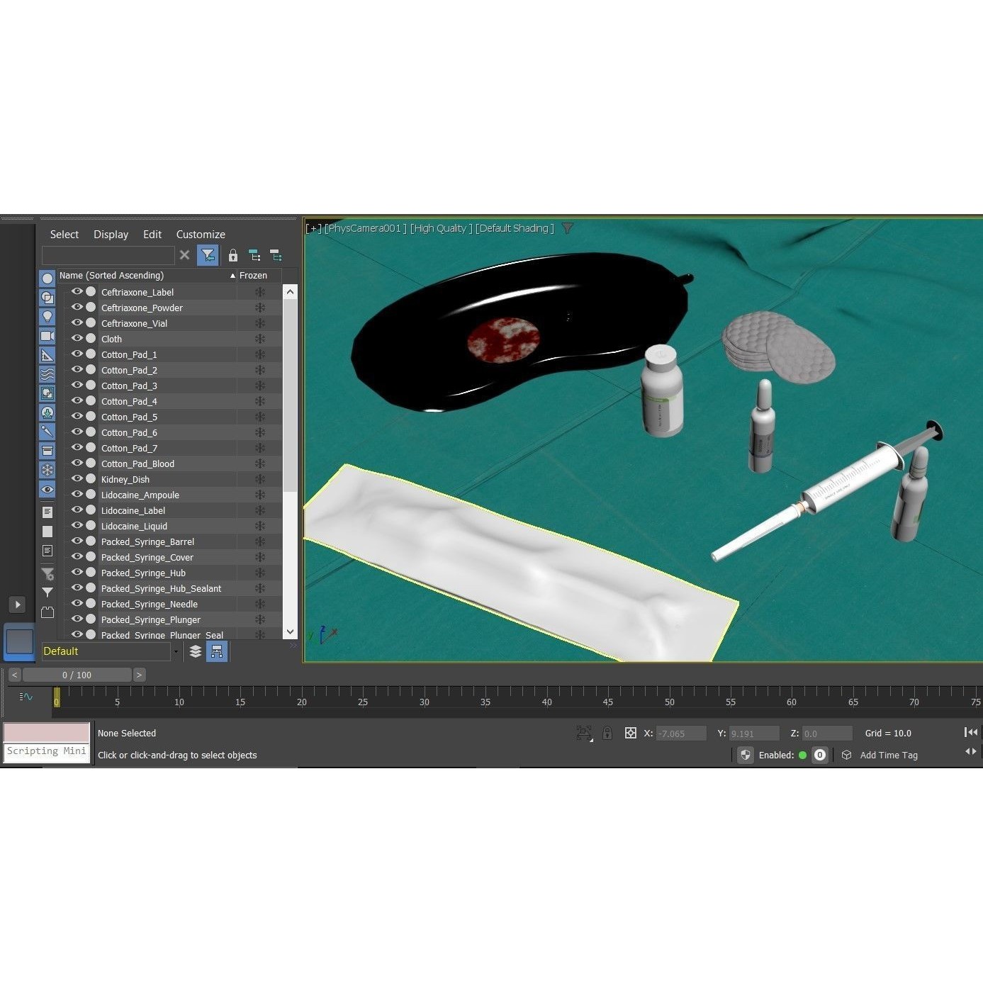 Medical Instruments - PBR Game-Ready 3D Model - View 41