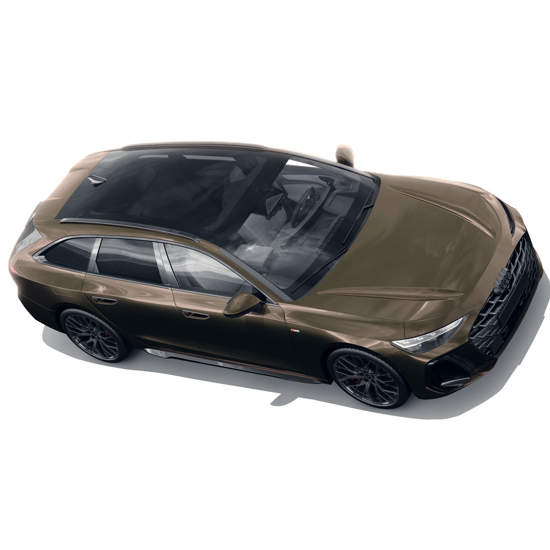 Audi A6 Avant 2026 - Game-Ready 3D Model - View 10