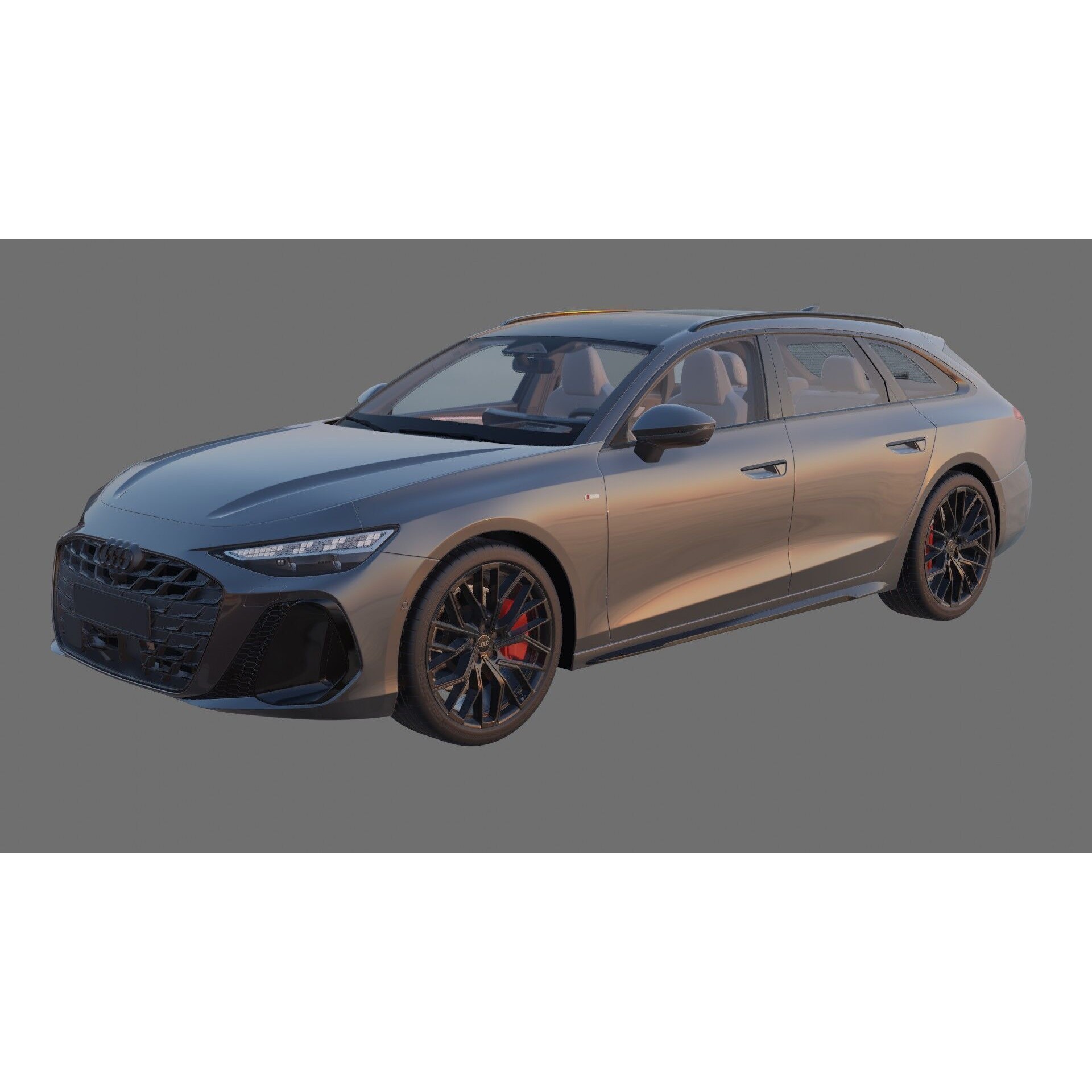 Audi A6 Avant 2026 - Game-Ready 3D Model - View 23