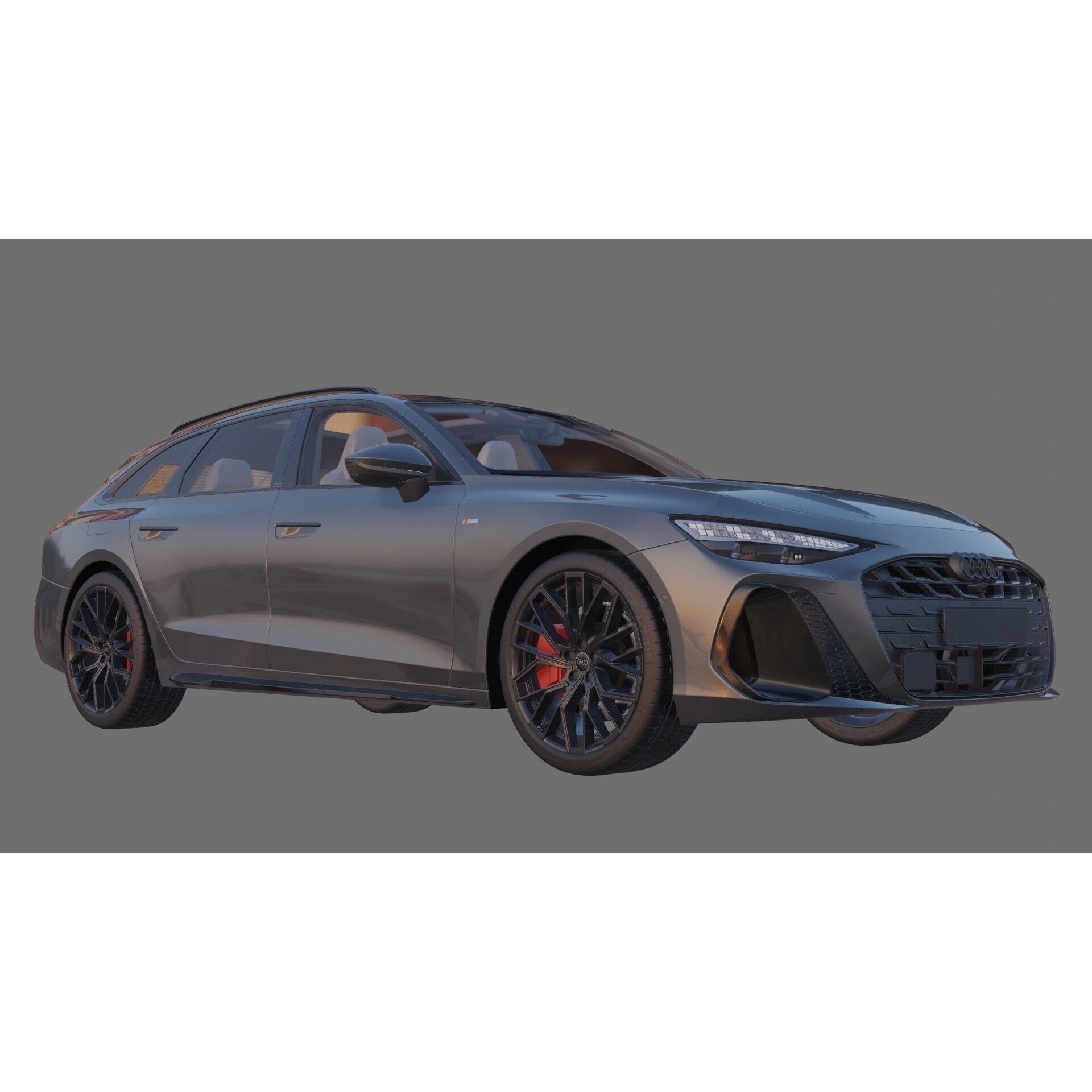 Audi A6 Avant 2026 - Game-Ready 3D Model - View 28