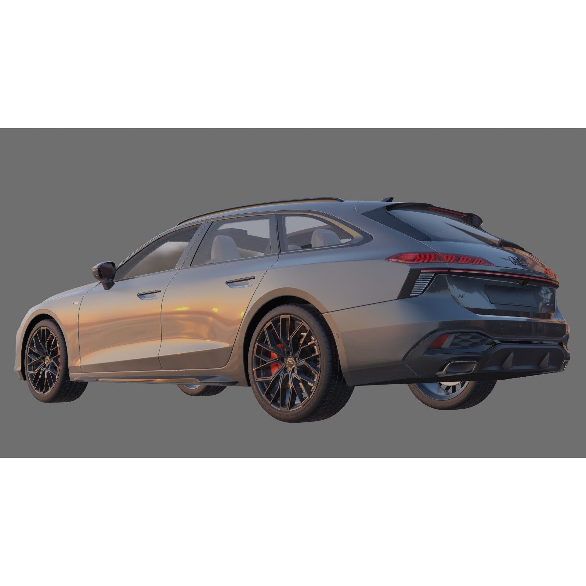 Audi A6 Avant 2026 - Game-Ready 3D Model - View 29
