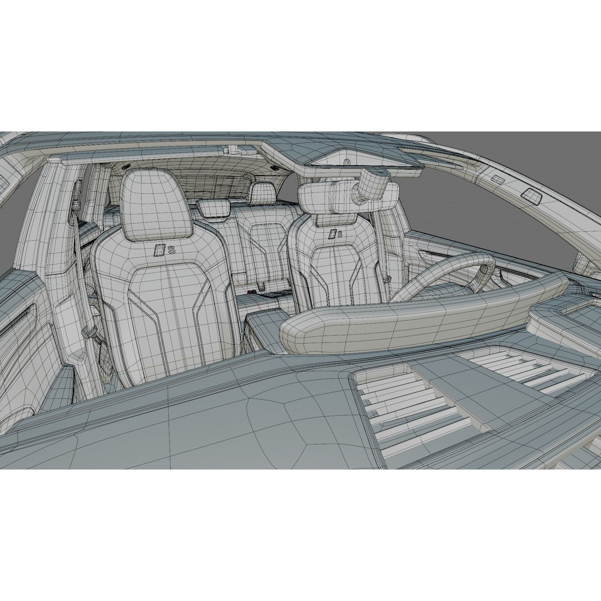 Audi A6 Avant 2026 - Game-Ready 3D Model - View 40