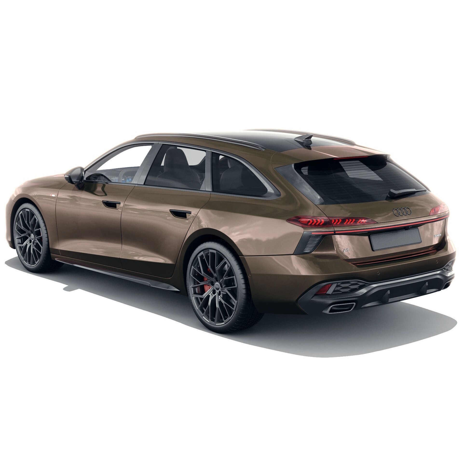 Audi A6 Avant 2026 - Game-Ready 3D Model - View 6