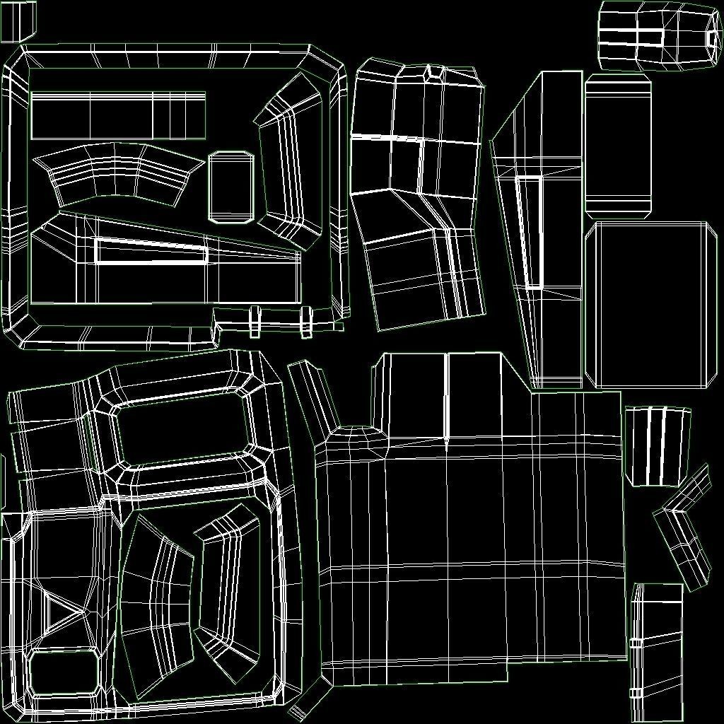 Sci Fi Scanner Display - Low-Poly Game-Ready 3D Model