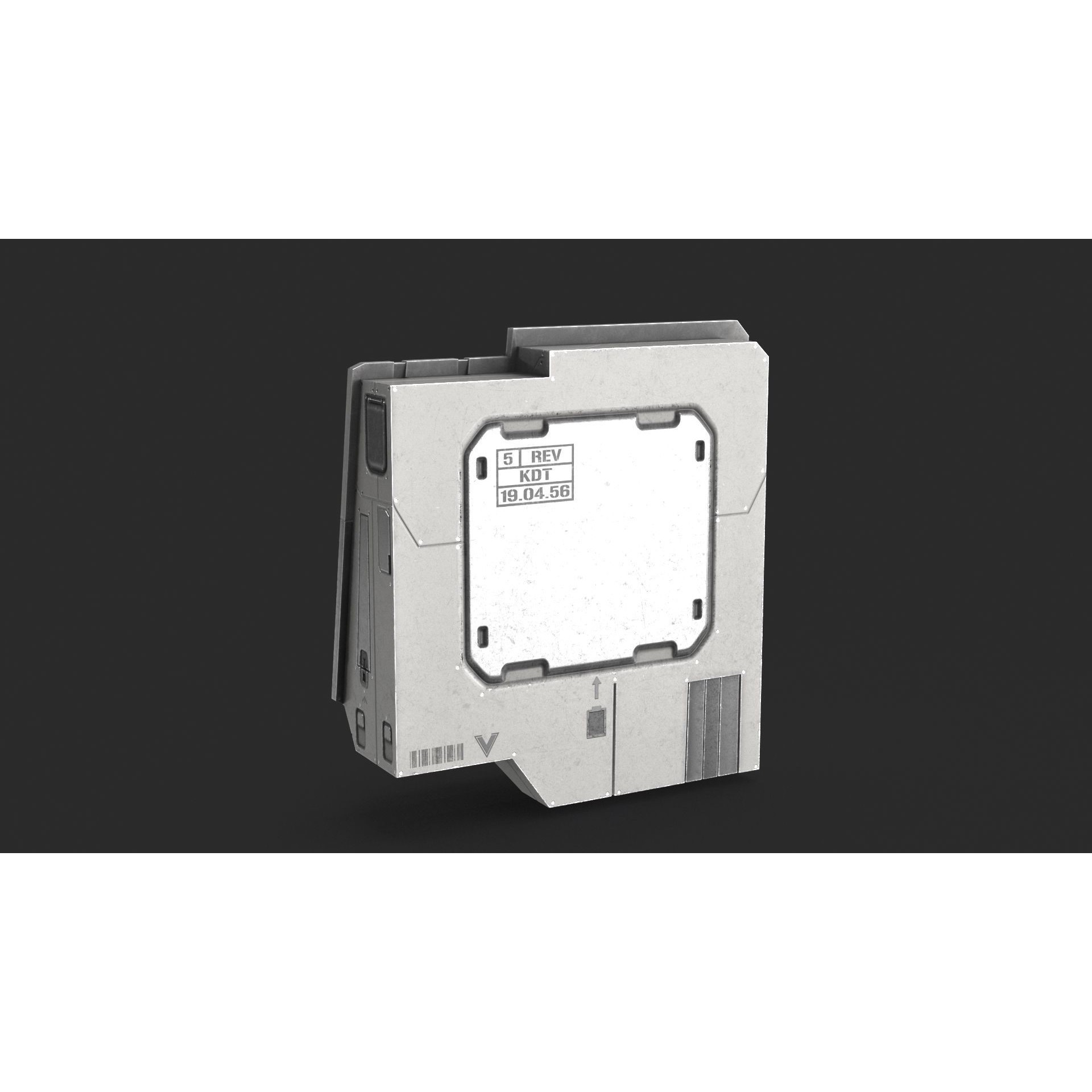 Sci Fi Scanner Display - Low-Poly Game-Ready 3D Model - View 10