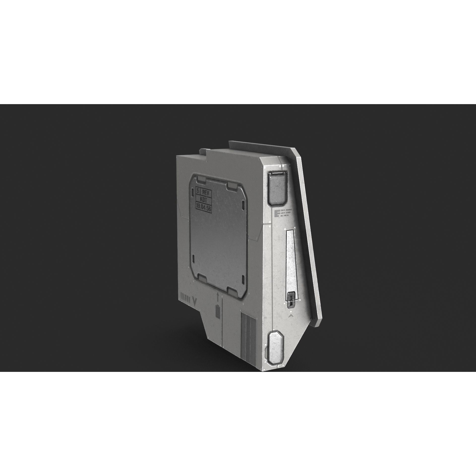 Sci Fi Scanner Display - Low-Poly Game-Ready 3D Model - View 8