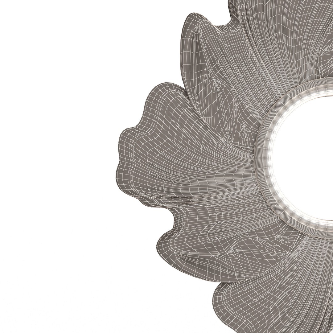 Classic Frame 3D Model – Low Poly Architectural Decoration, FBX, OBJ - View 35