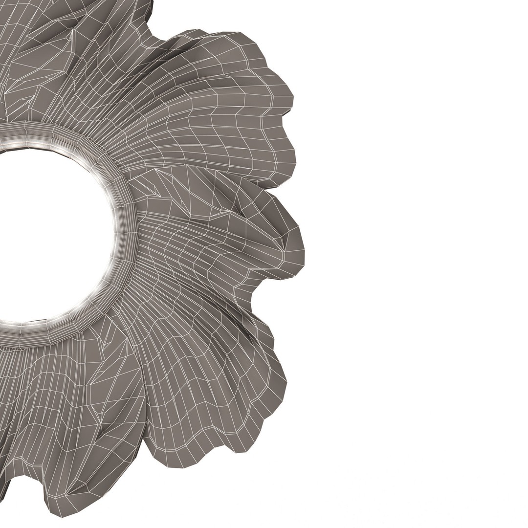 Classic Frame 3D Model – Low Poly Architectural Decoration, FBX, OBJ - View 37