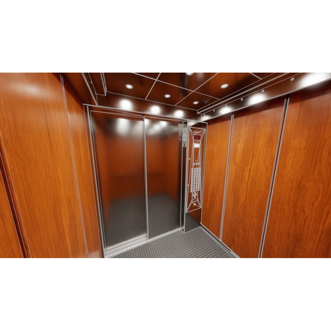 Elevator Cab Interior 3D Model – Low Poly PBR Game Asset, FBX - View 23