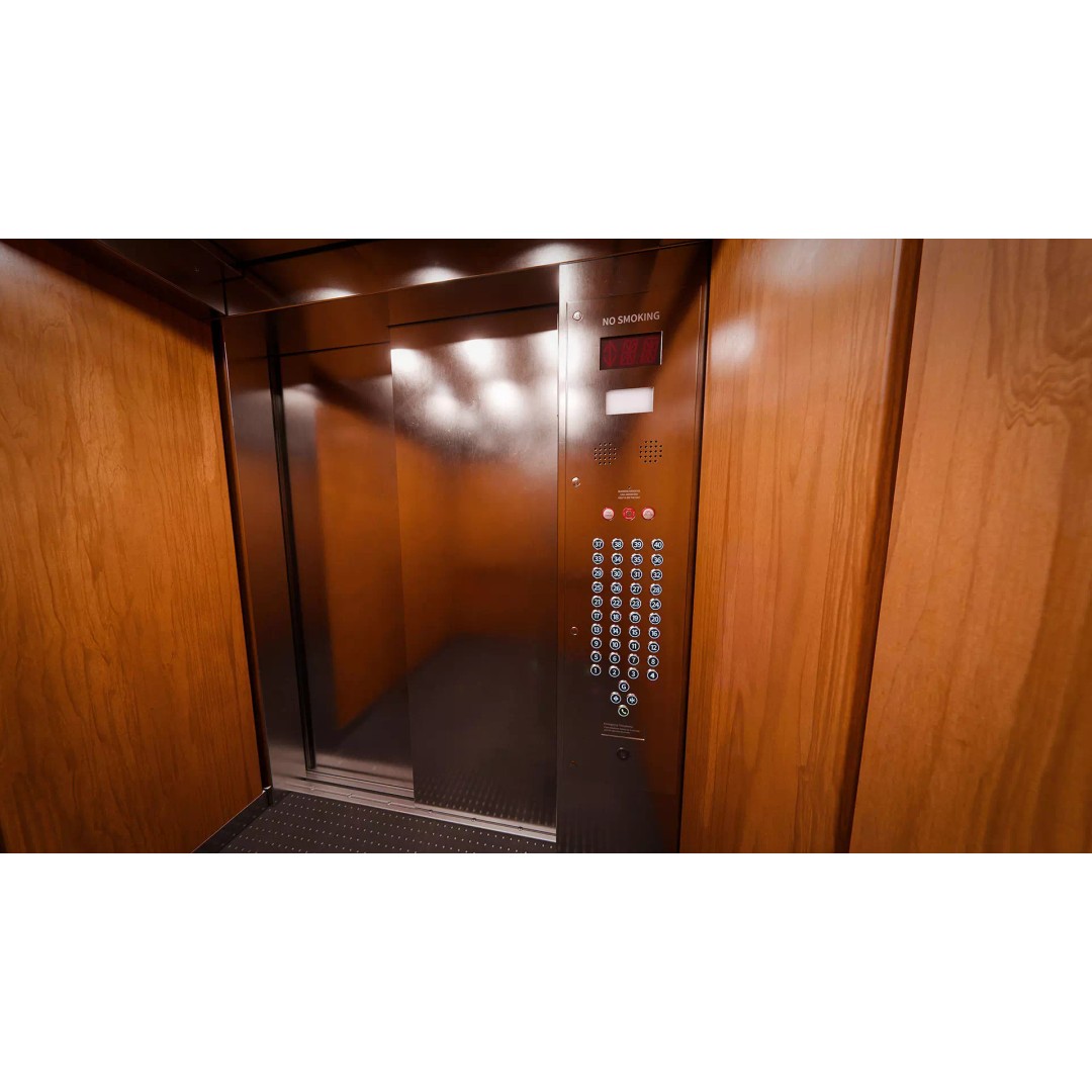 Elevator Cab Interior 3D Model – Low Poly PBR Game Asset, FBX - View 3