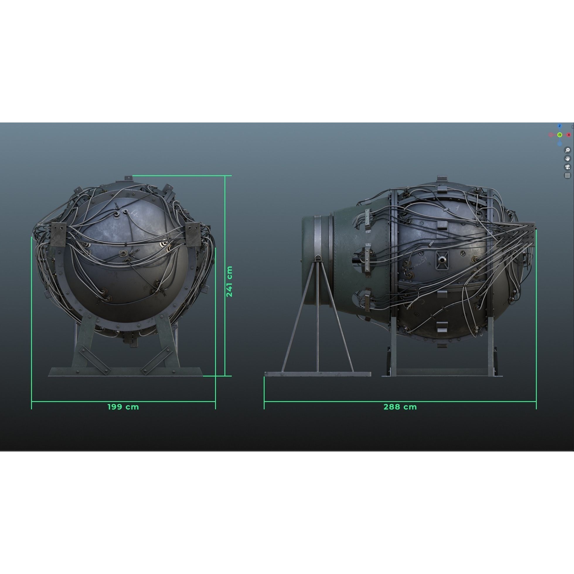 Gadget - Low-Poly Game-Ready 3D Model - View 24