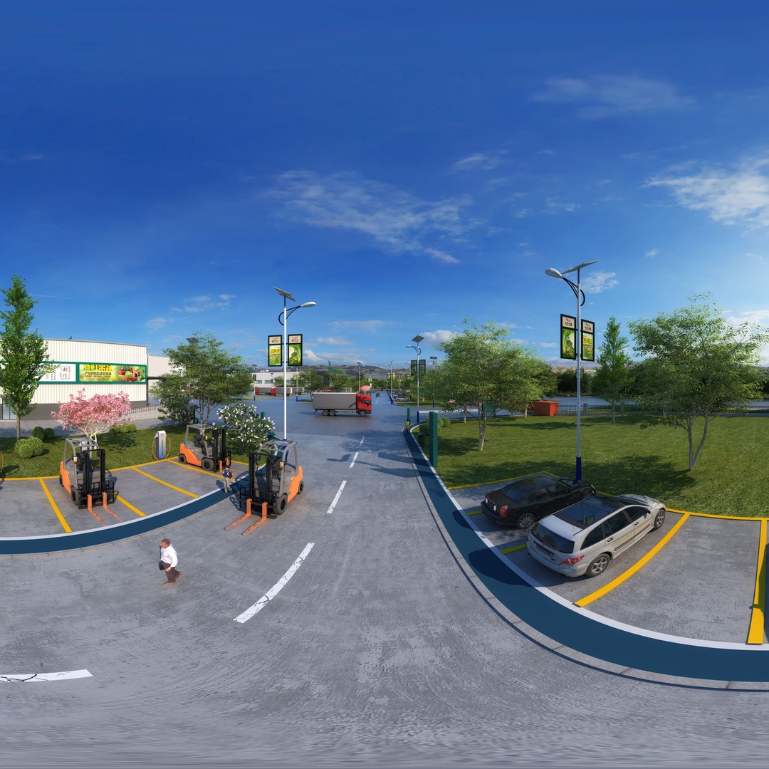 Industrial Factory 3D Model – Modern Exterior Design, FBX - View 11