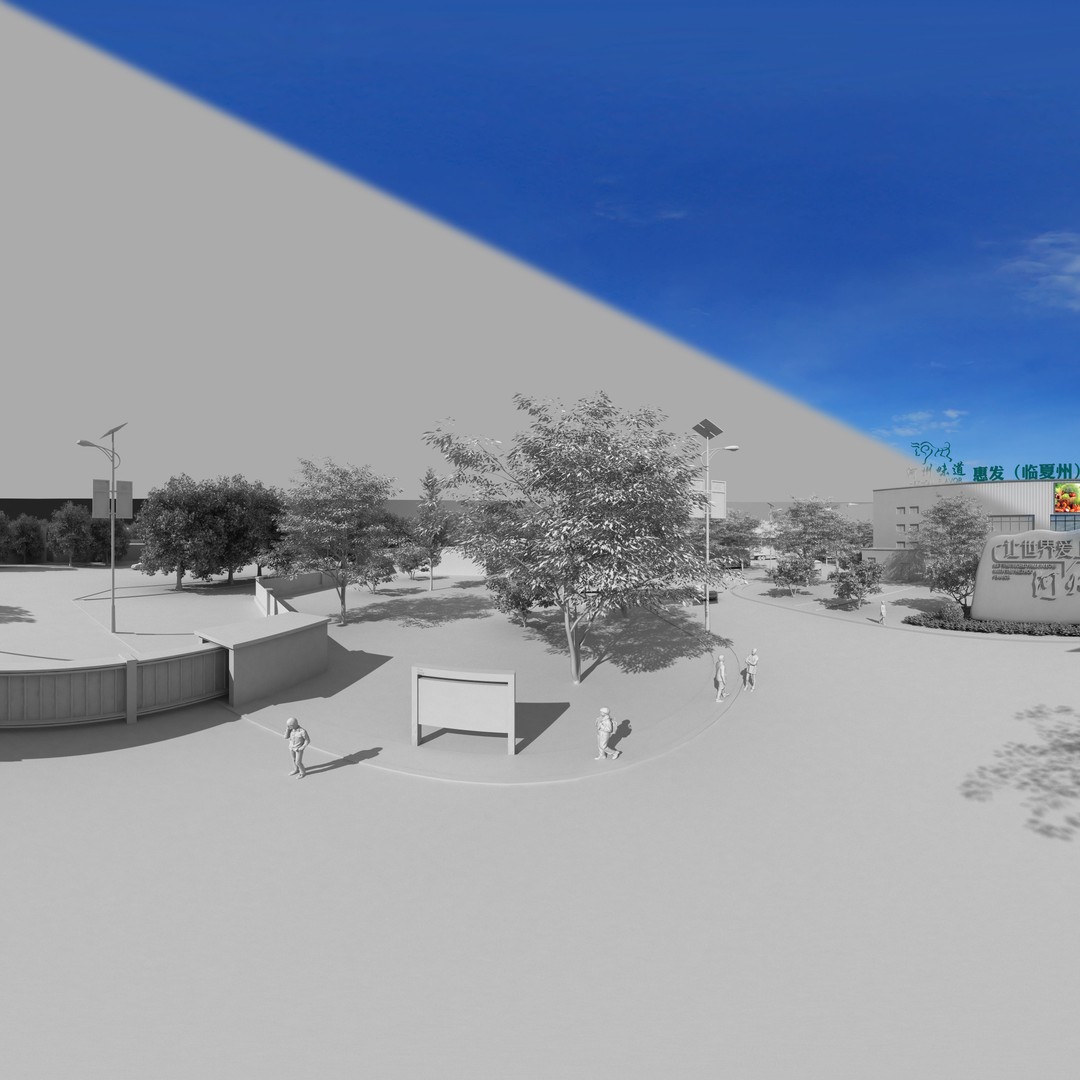 Industrial Factory 3D Model – Modern Exterior Design, FBX - View 14