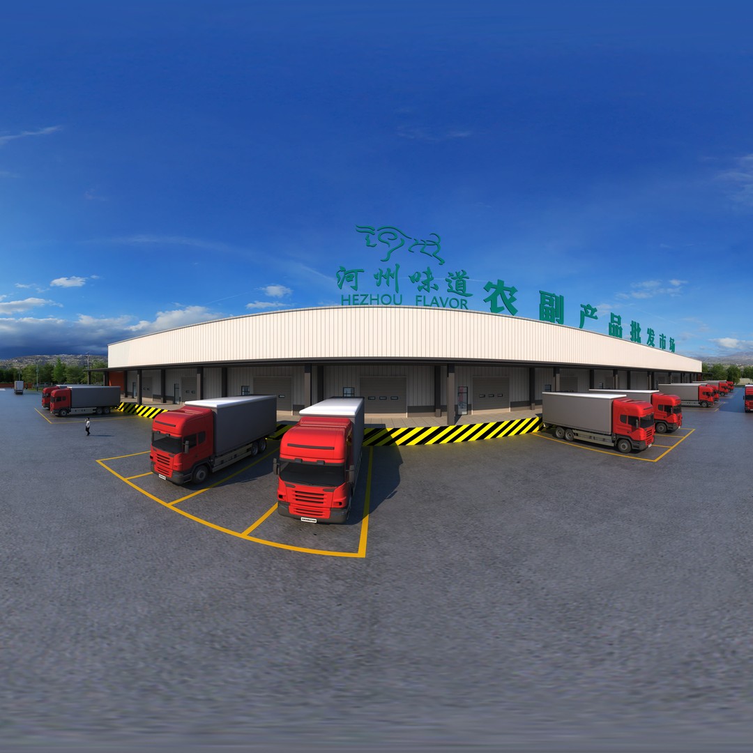 Industrial Factory 3D Model – Modern Exterior Design, FBX - View 4
