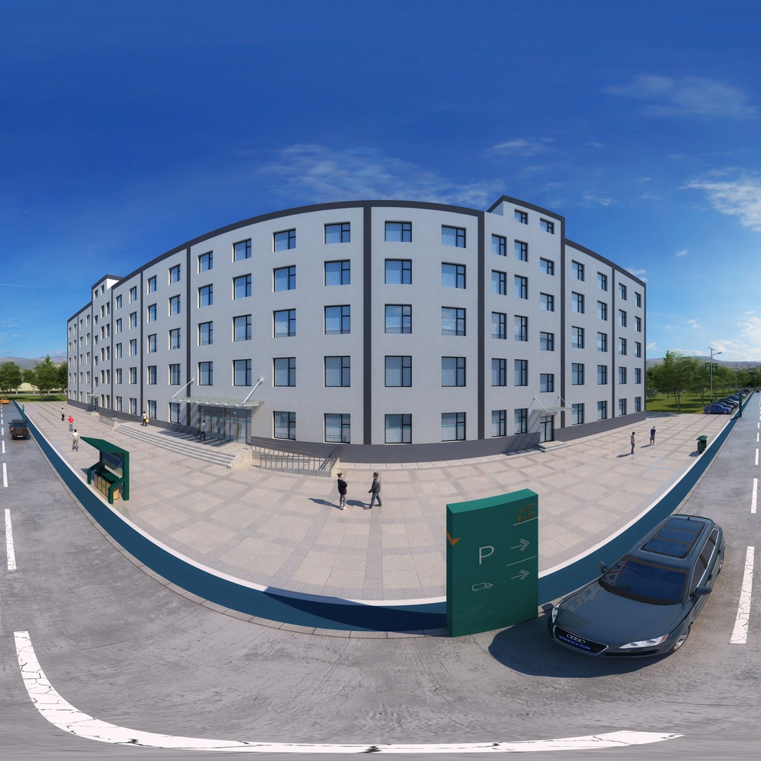Industrial Factory 3D Model – Modern Exterior Design, FBX - View 9