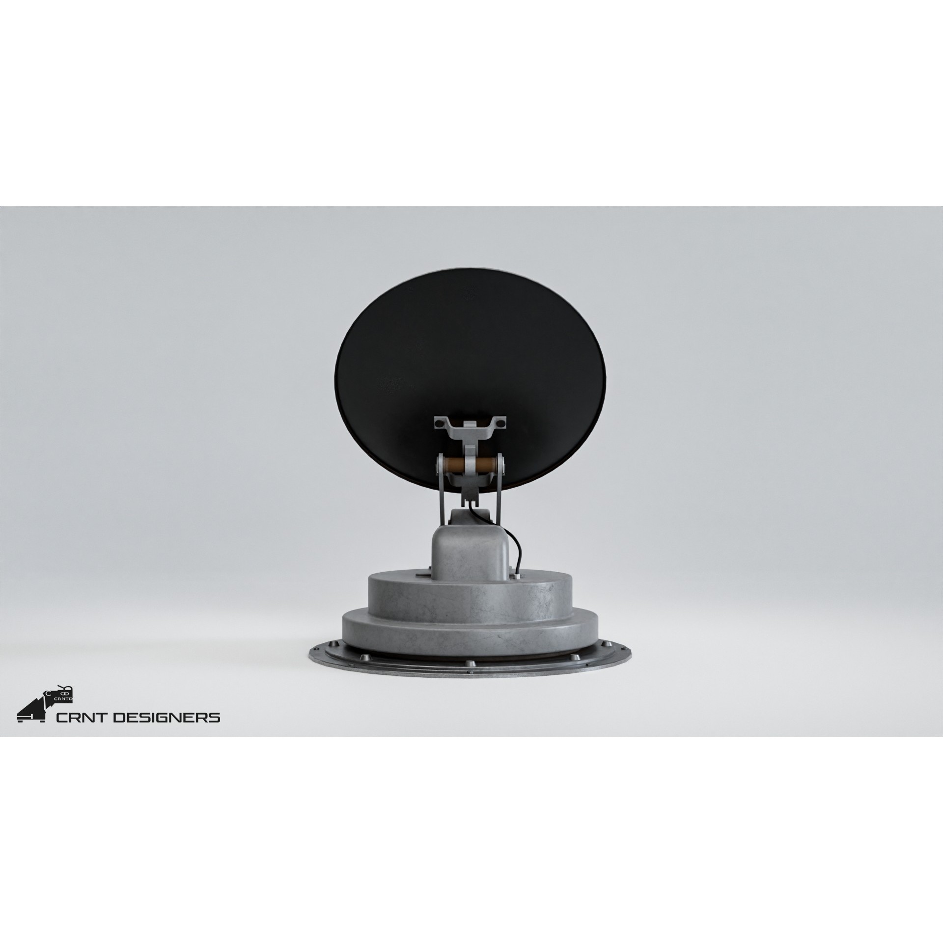 Satellite Dish Antenna - Low-Poly Game-Ready 3D Model - View 12