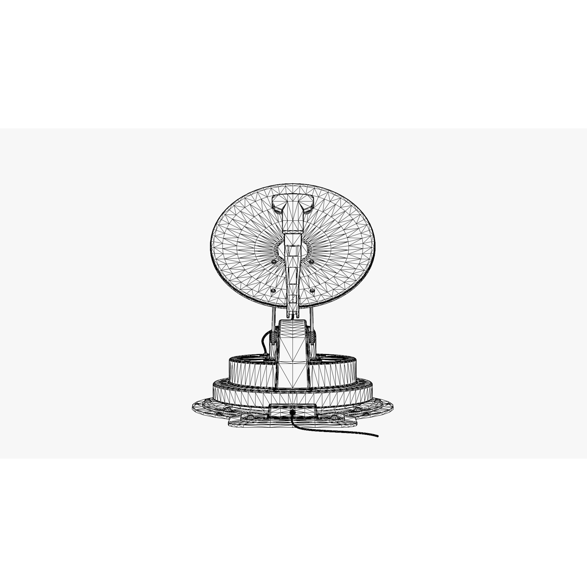 Satellite Dish Antenna - Low-Poly Game-Ready 3D Model - View 4