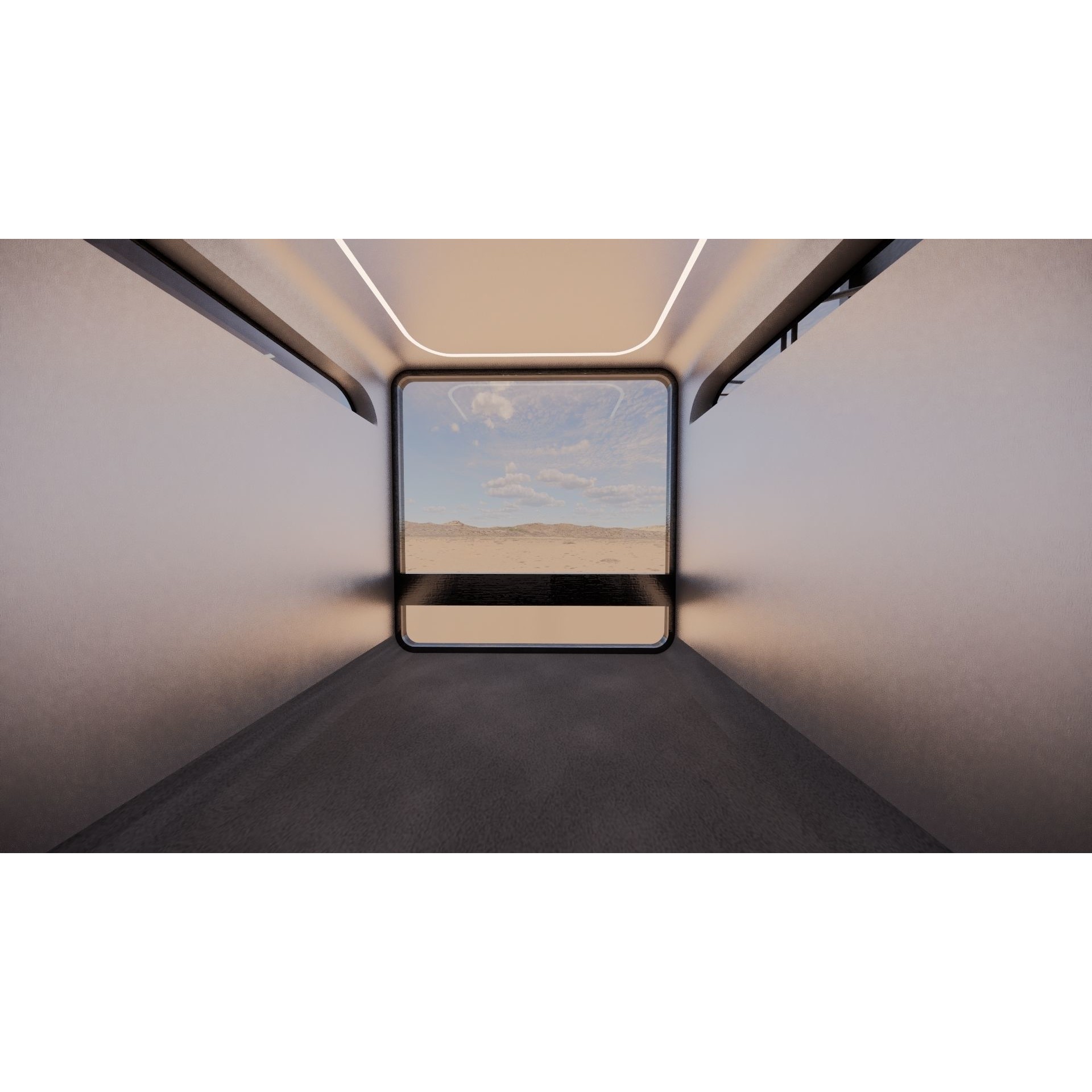 Sci-fi Airship Barge 004 - Game-Ready 3D Model - View 14